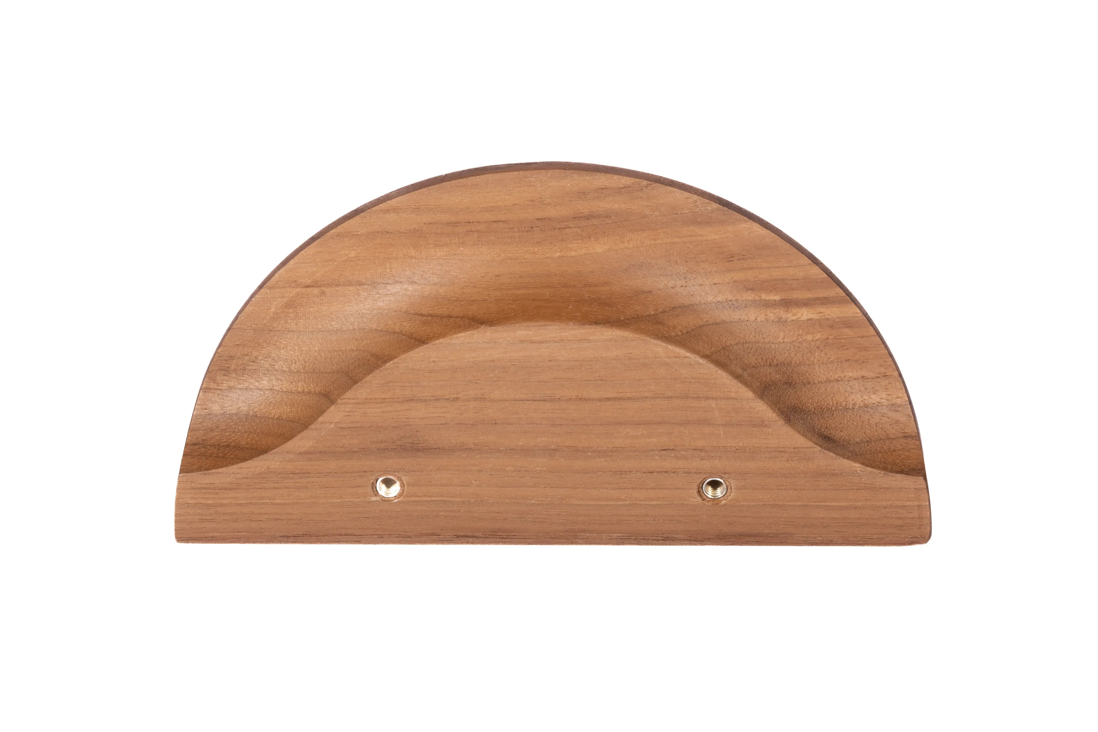 Mantara Samara Handle W-0051 is a modern walnut wood handle, ideal for kitchen drawers, dresser drawers.