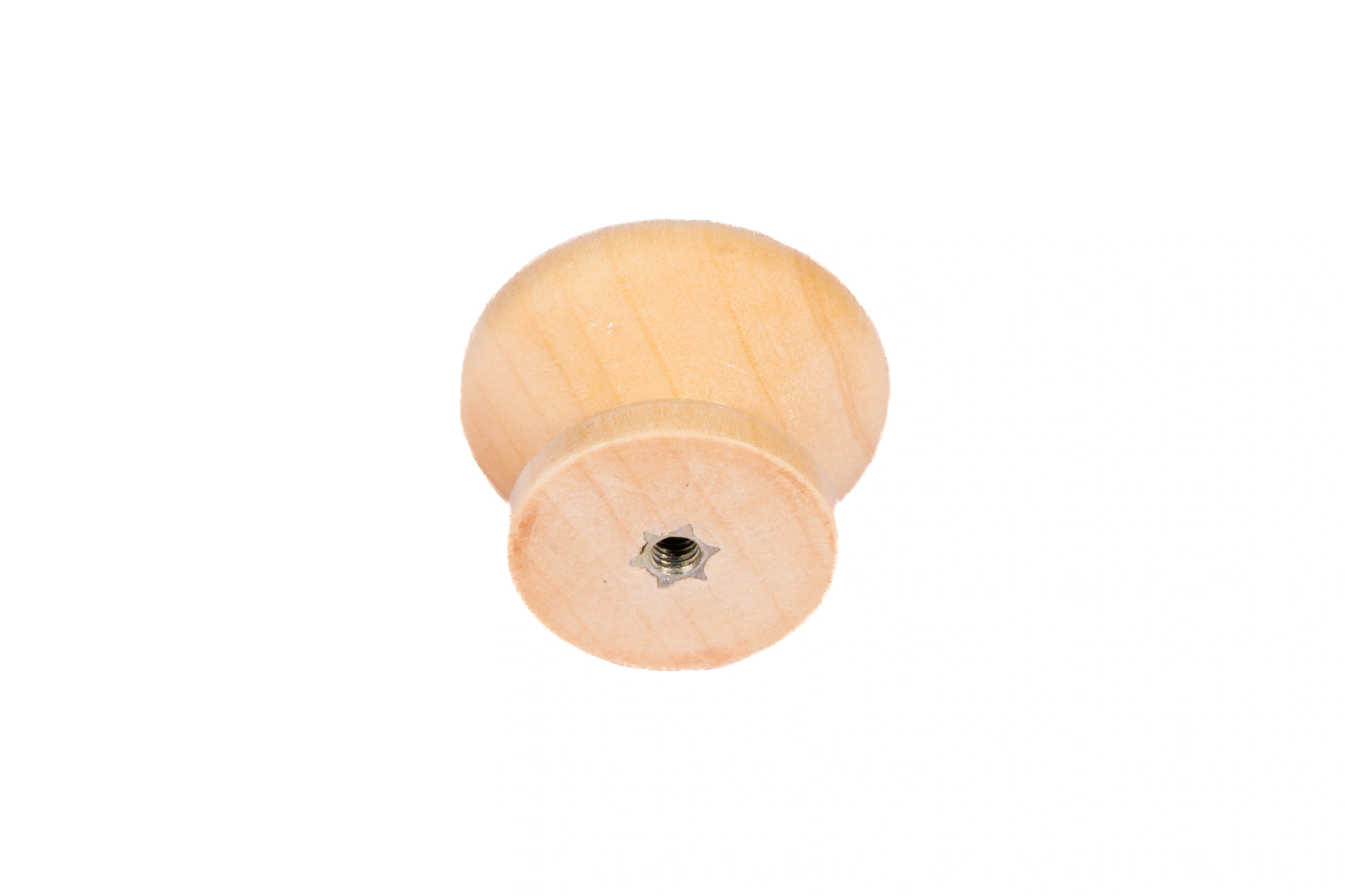 Mantara Alvara Knob W-0044 is a modern beech wood knob, ideal for kitchen drawers, dresser drawers.