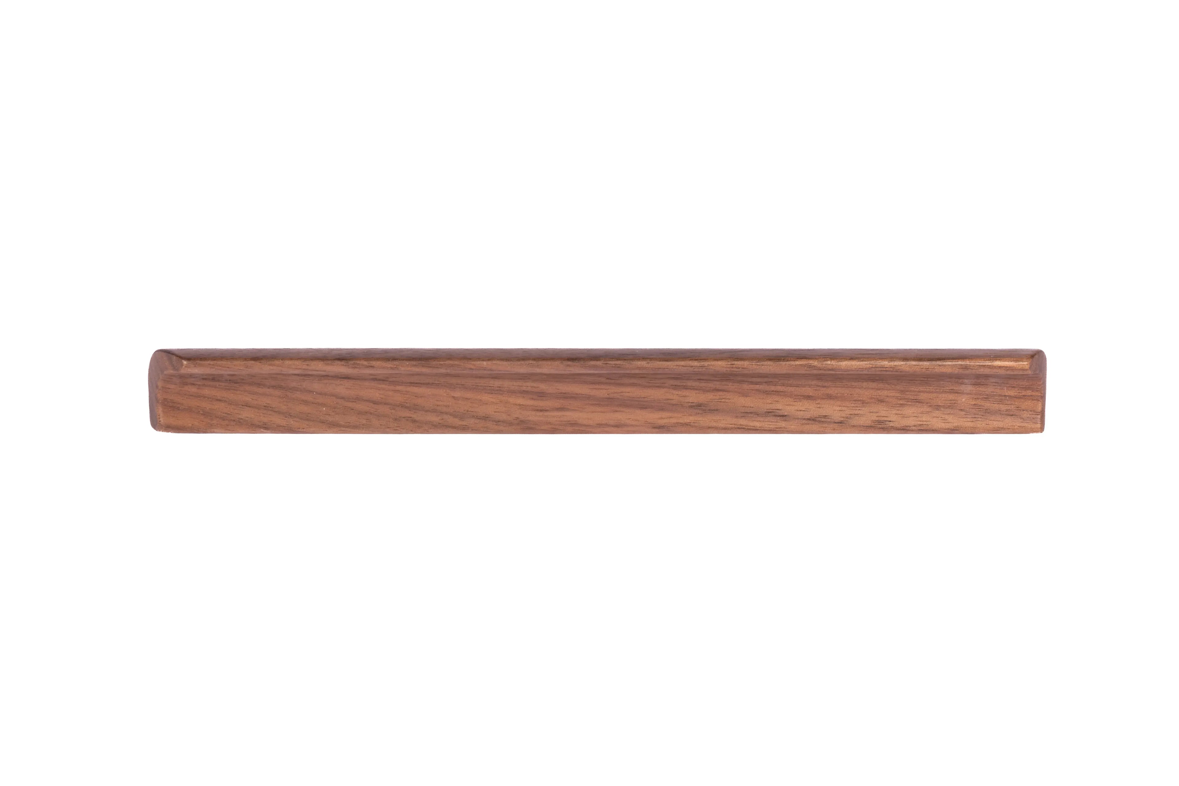 Mantara Salvan Handle W-0047 is a modern walnut wood handle, ideal for kitchen drawers, dresser drawers.