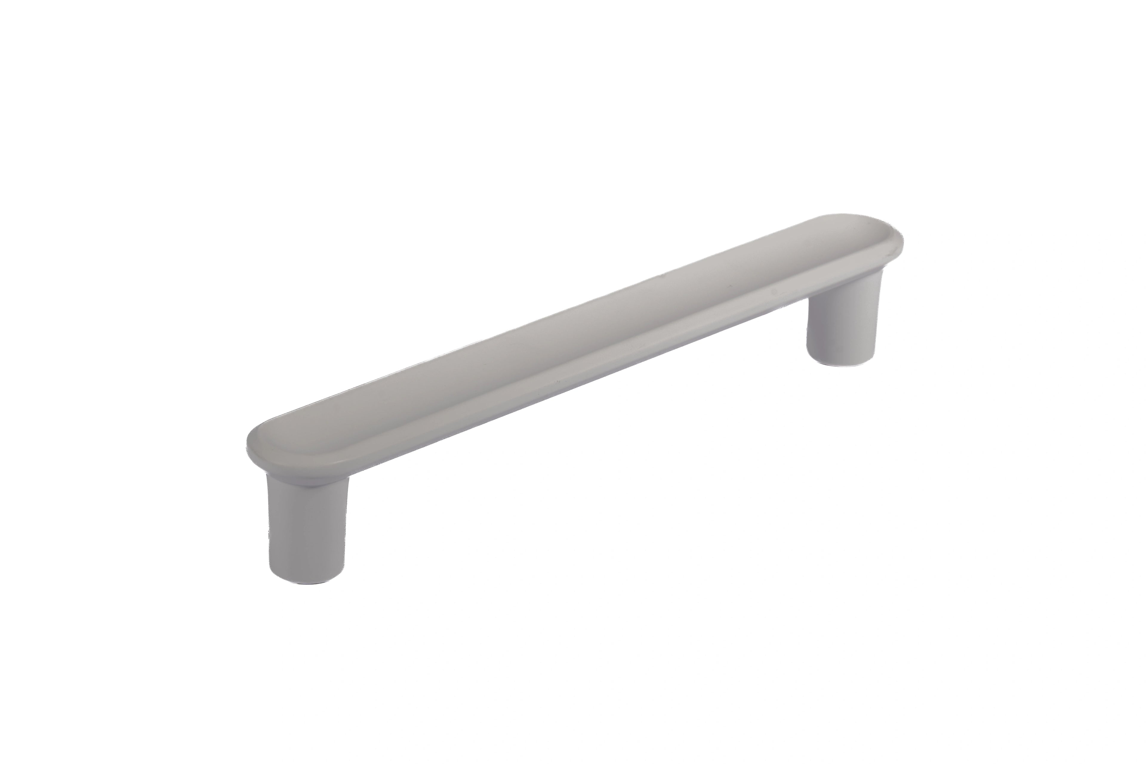 Mantara Valence Handle Z-0029 is a modern zinc alloy handle in brushed grey finish, ideal for kitchen drawers, dresser drawers.