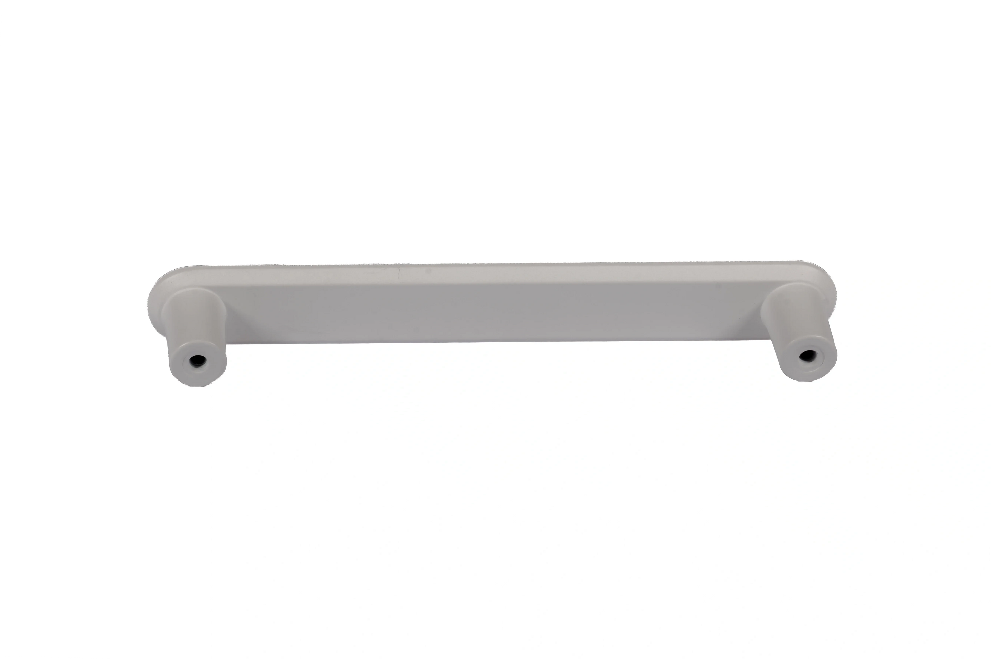 Mantara Valence Handle Z-0029 is a modern zinc alloy handle in brushed grey finish, ideal for kitchen drawers, dresser drawers.