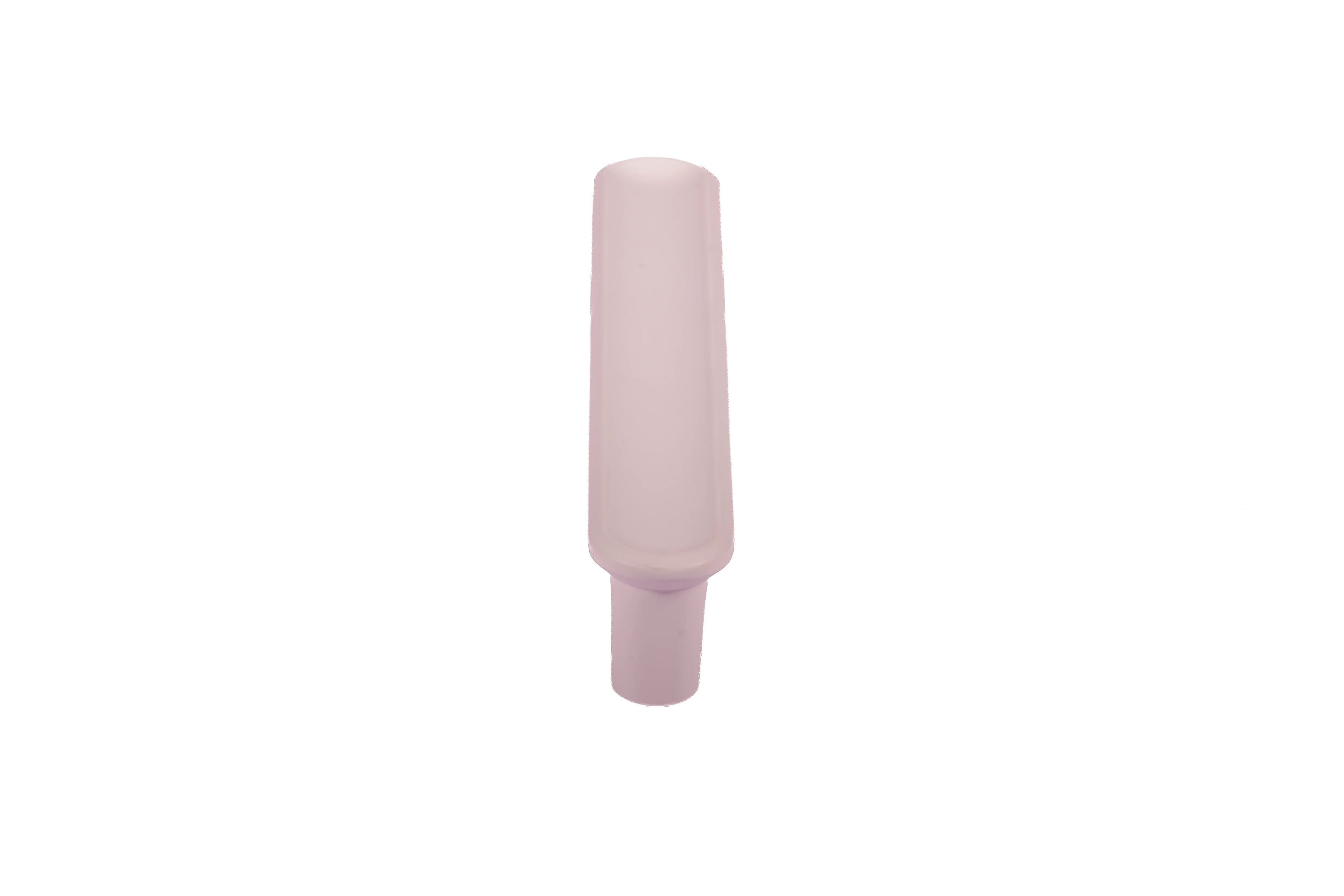 Mantara Valence Handle Z-0029 is a modern zinc alloy handle in brushed pink finish, ideal for kitchen drawers, dresser drawers.