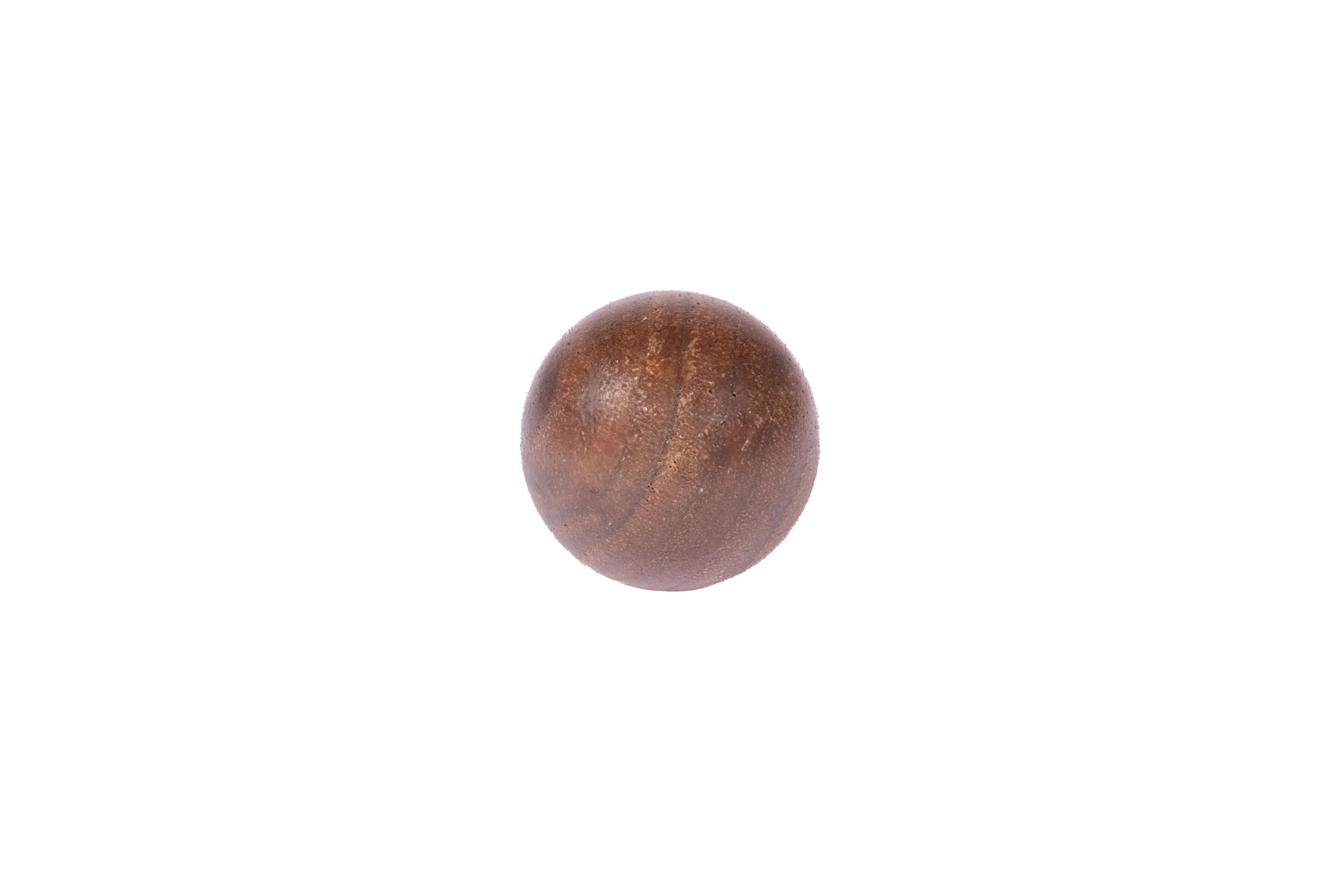 Mantara Mahara Knob W-0055 is a modern walnut wood knob with brushed finish, ideal for kitchen and dresser drawers.