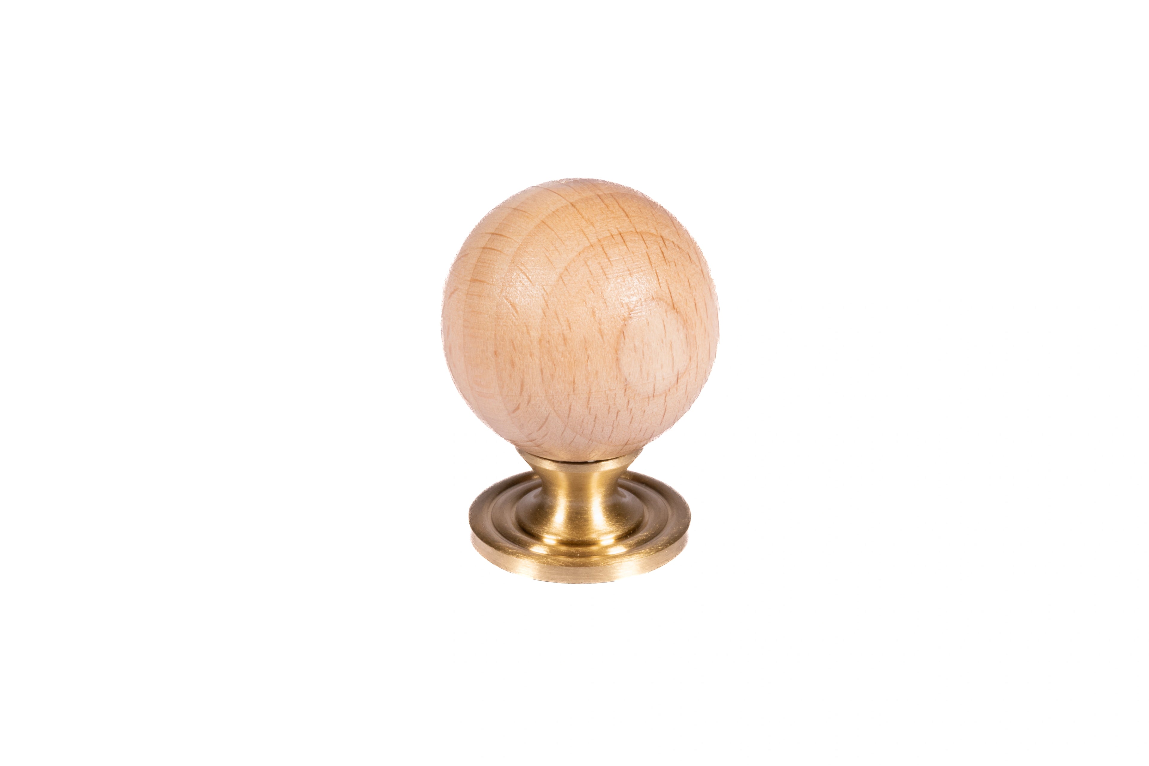Mantara Globe Knob W-0049 is a modern beech wood knob, ideal for kitchen drawers, dresser drawers.