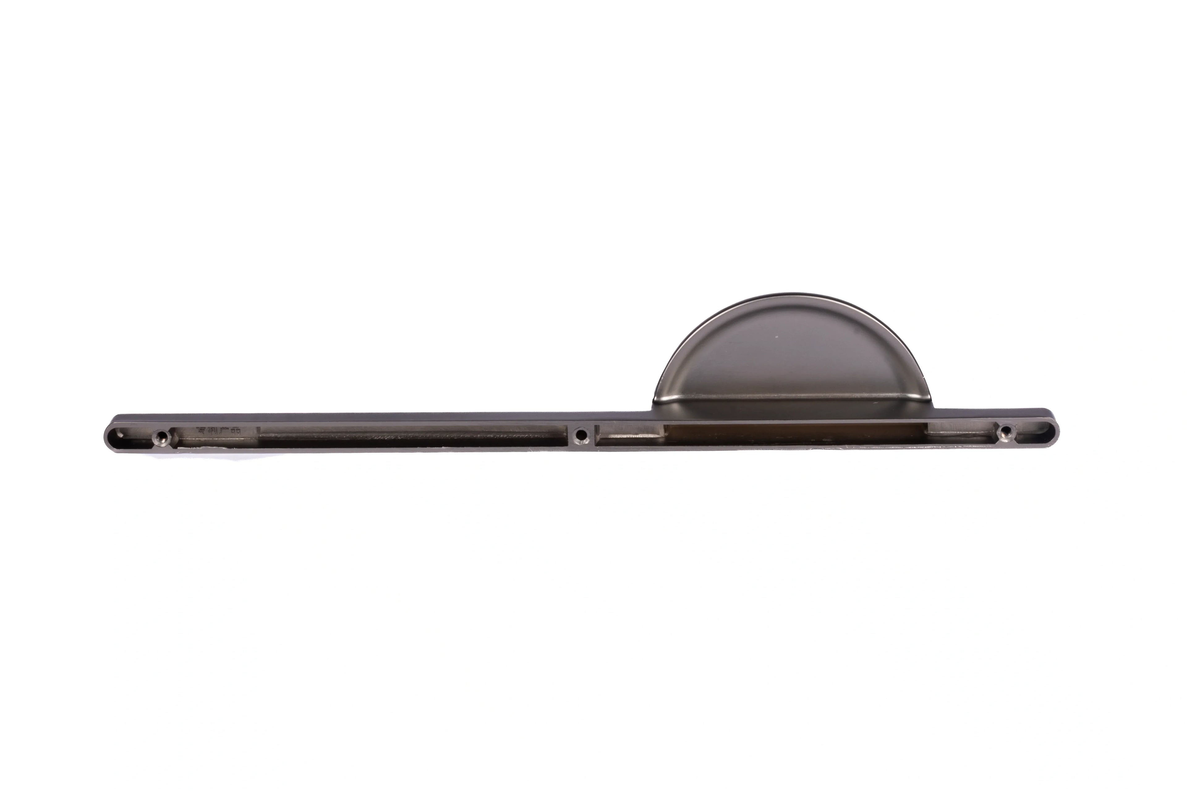 Mantara Noor Handle Z-0037 is a modern zinc handle in brushed grey finish, ideal for kitchen and dresser drawers.