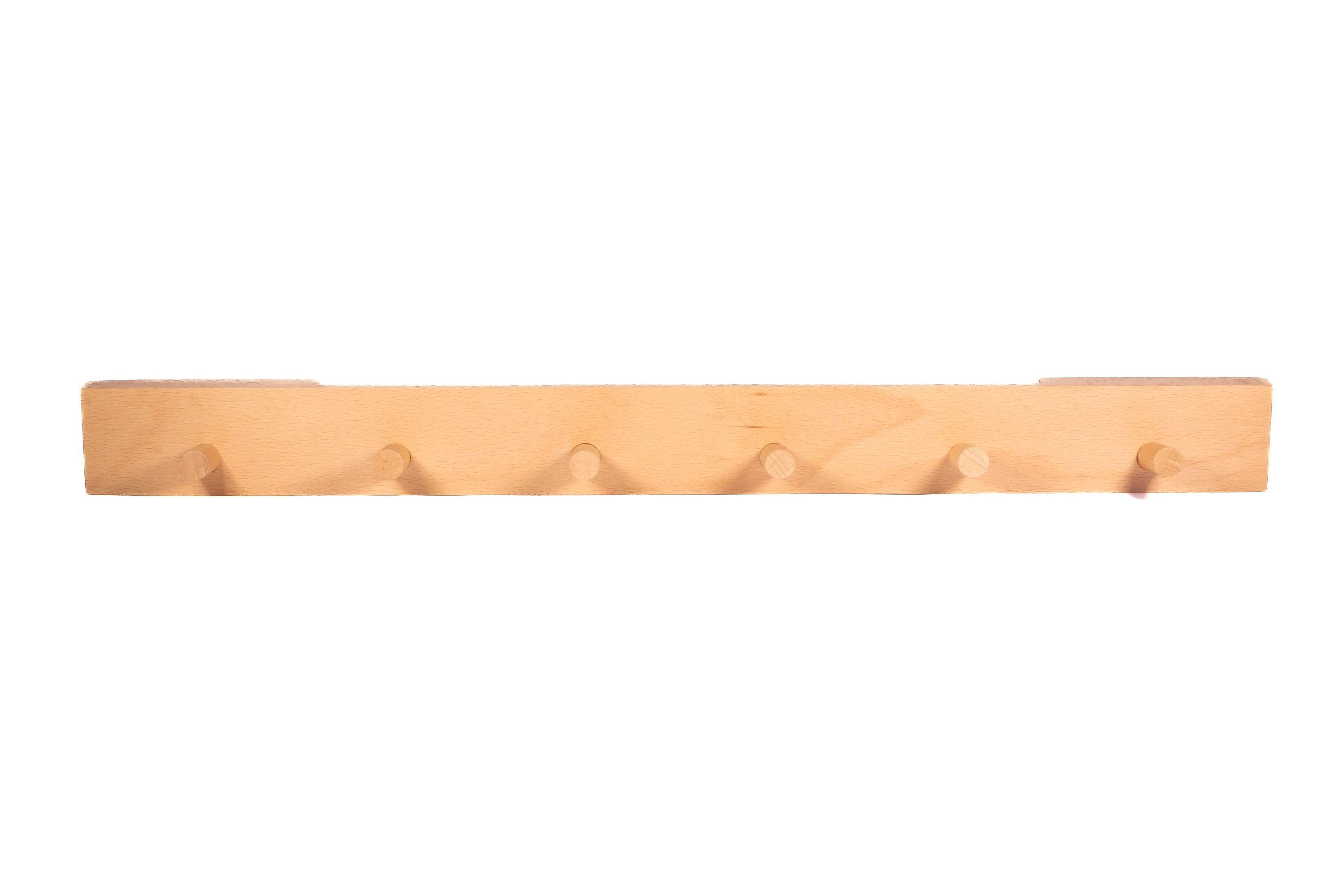 Mantara Drift Hook W-0057 is a modern beech wood hook with brushed finish, ideal for kitchen, bedroom, and other spaces.