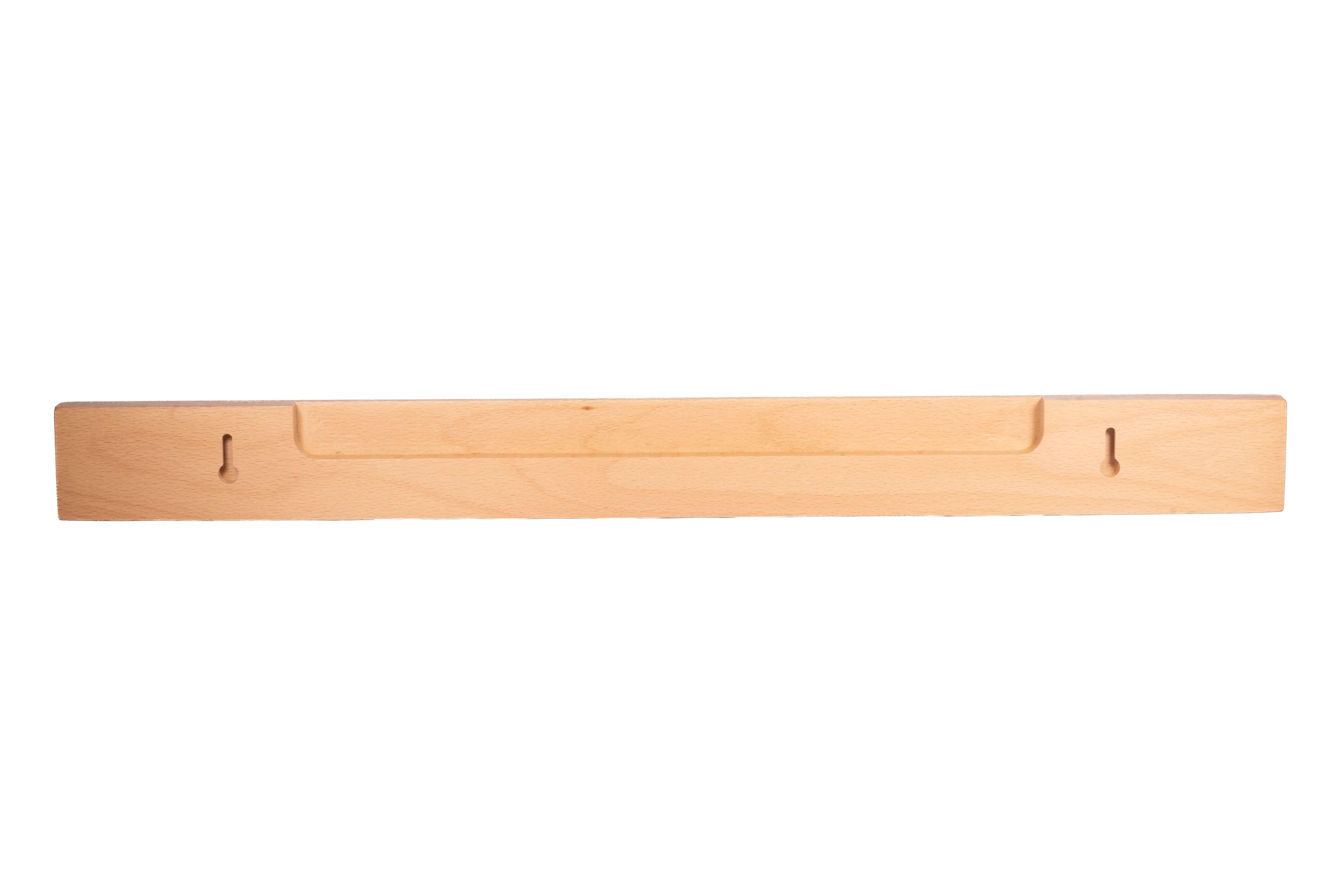 Mantara Drift Hook W-0057 is a modern beech wood hook with brushed finish, ideal for kitchen, bedroom, and other spaces.