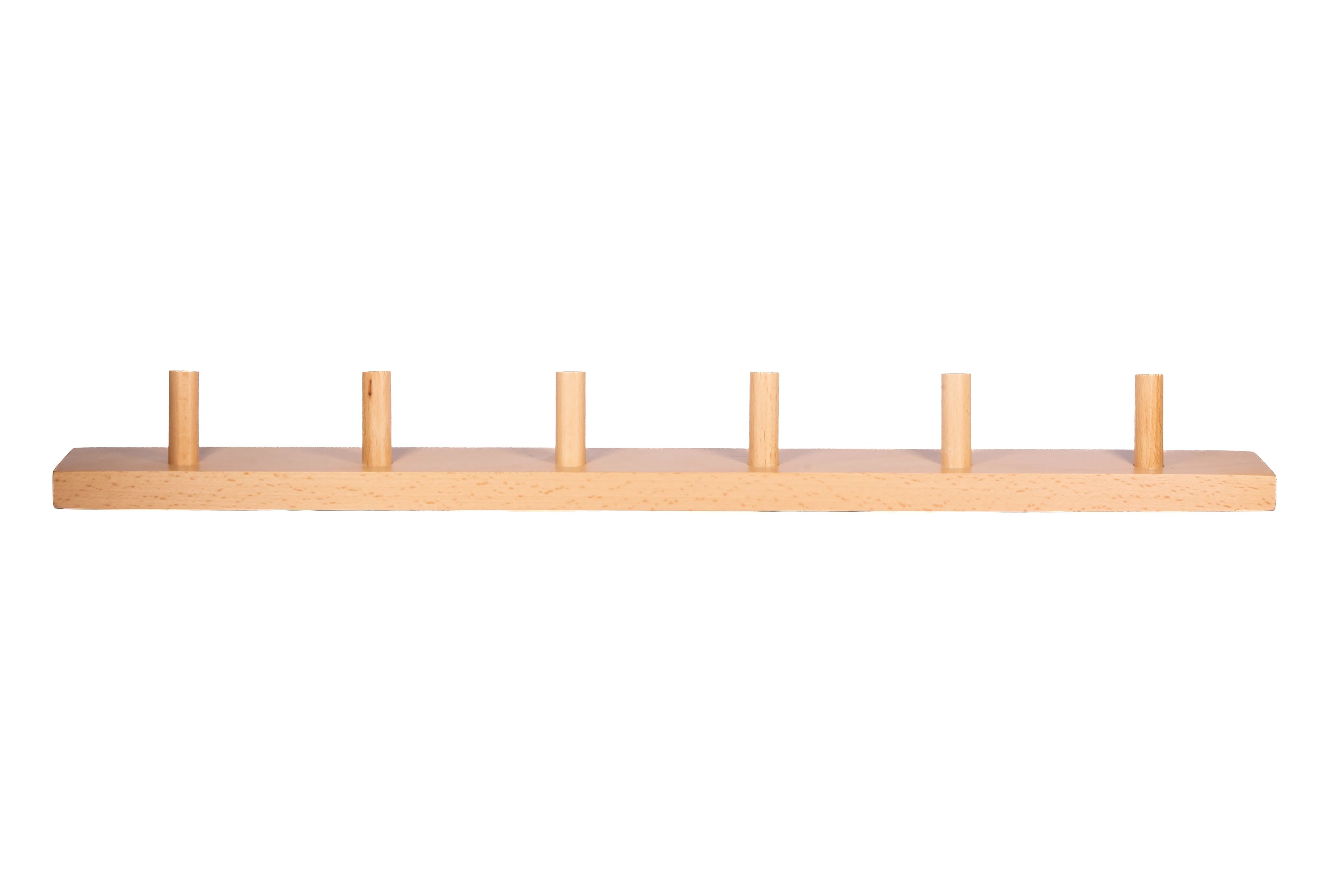 Mantara Drift Hook W-0057 is a modern beech wood hook with brushed finish, ideal for kitchen, bedroom, and other spaces.