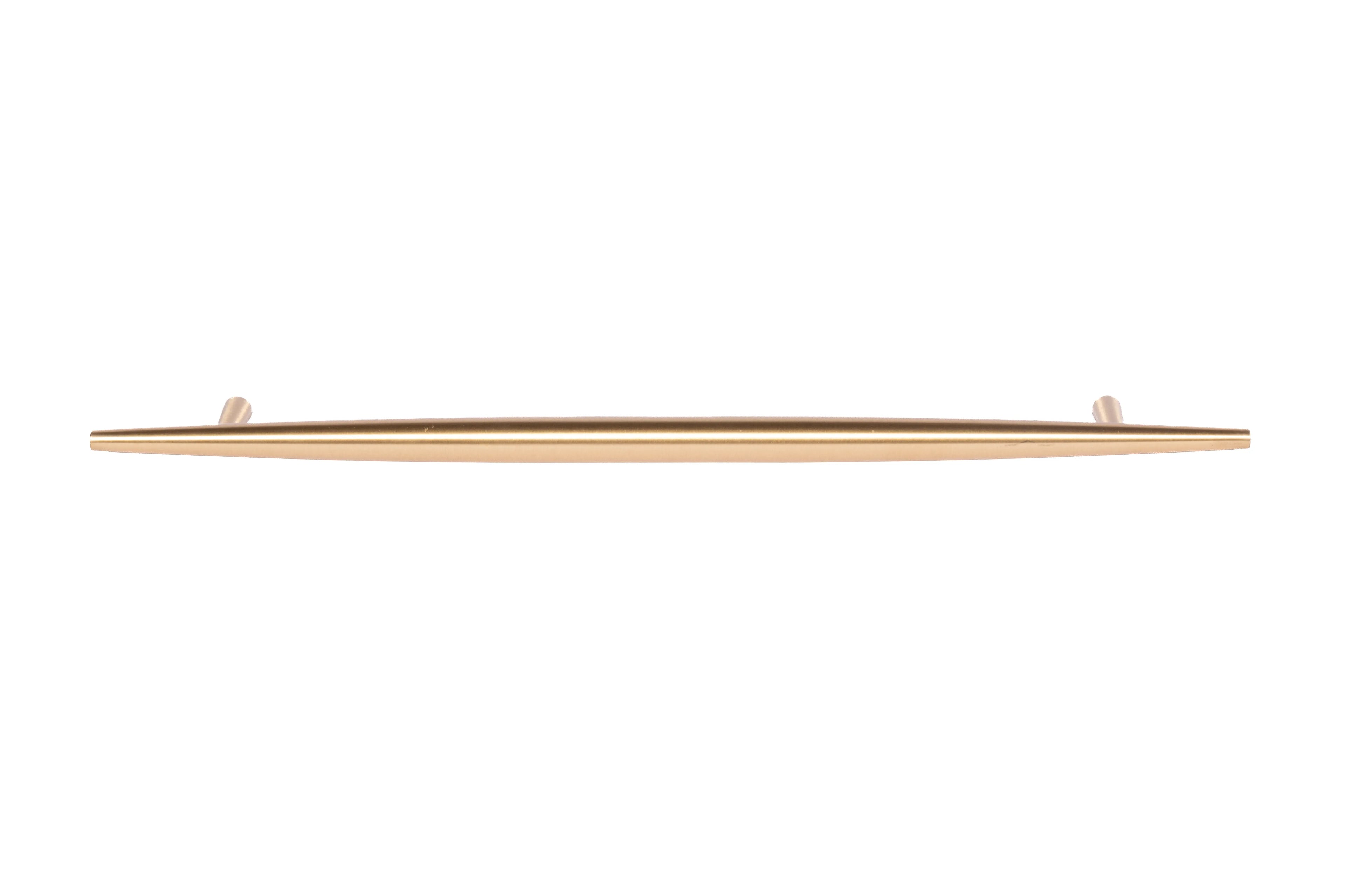 Mantara Gilded T Bar Handle B-0072 is a modern brass handle in brushed gold, ideal for wardrobes, doors, and kitchens.