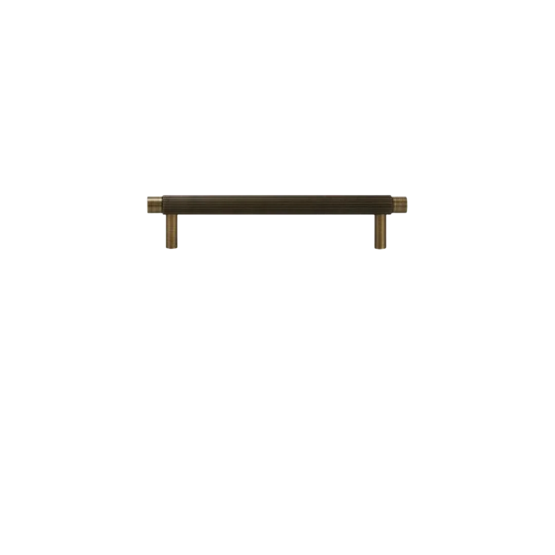Solara Pull Handle B-0160 brass furniture knob & pull handle, brushed finish, sizes 55mm 132mm 164mm 192mm 260mm, Gold , Bronze, Black and white for cabinets & drawers by Mantara