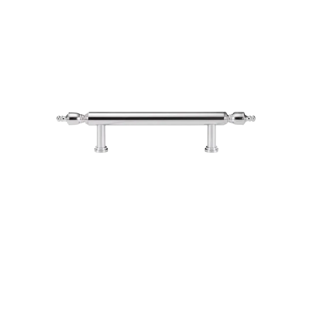Victoria Handle B-0070 polished brass furniture handle, sizes 172mm 203mm 235mm 332mm 432mm, gold and silver, ideal for doors, cabinets & wardrobes by Mantara