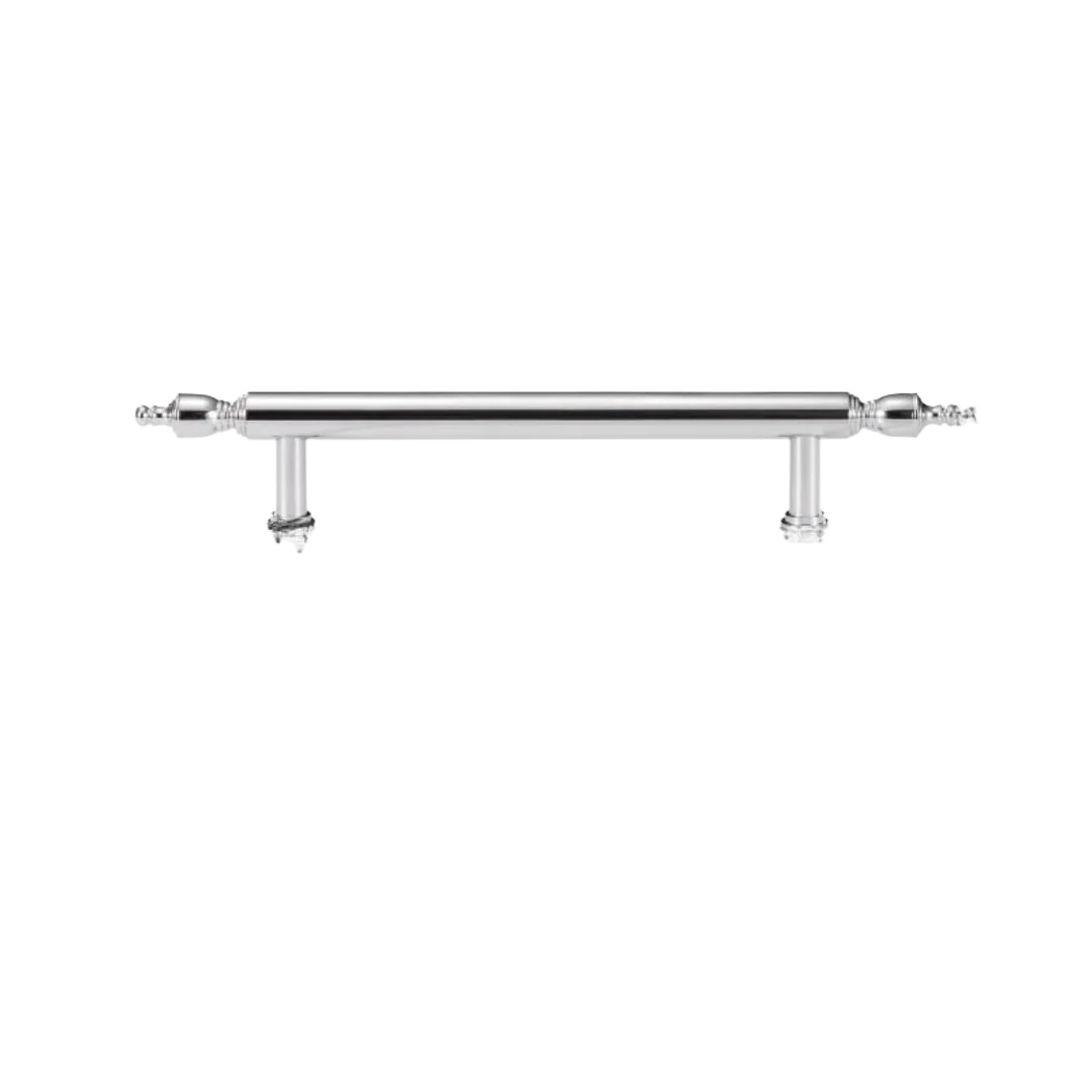 Victoria Handle B-0070 polished brass furniture handle, sizes 172mm 203mm 235mm 332mm 432mm, gold and silver, ideal for doors, cabinets & wardrobes by Mantara