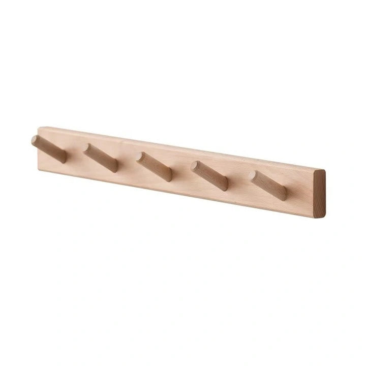 Mantara Drift Hook W-0057 is a modern beech wood hook with brushed finish, ideal for kitchen, bedroom, and other spaces.