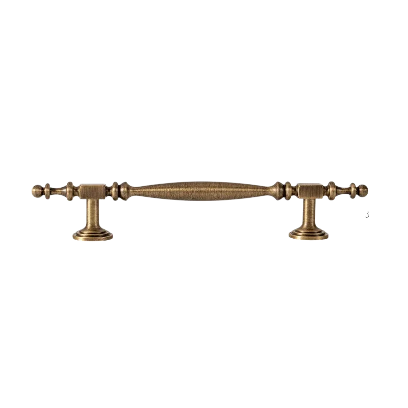 Cortex Handle B-0133 brass cabinet pull handle, bronze brushed finish, sizes 80mm 167mm 200mm 263mm 295mm, suitable for drawers & wardrobes by Mantara