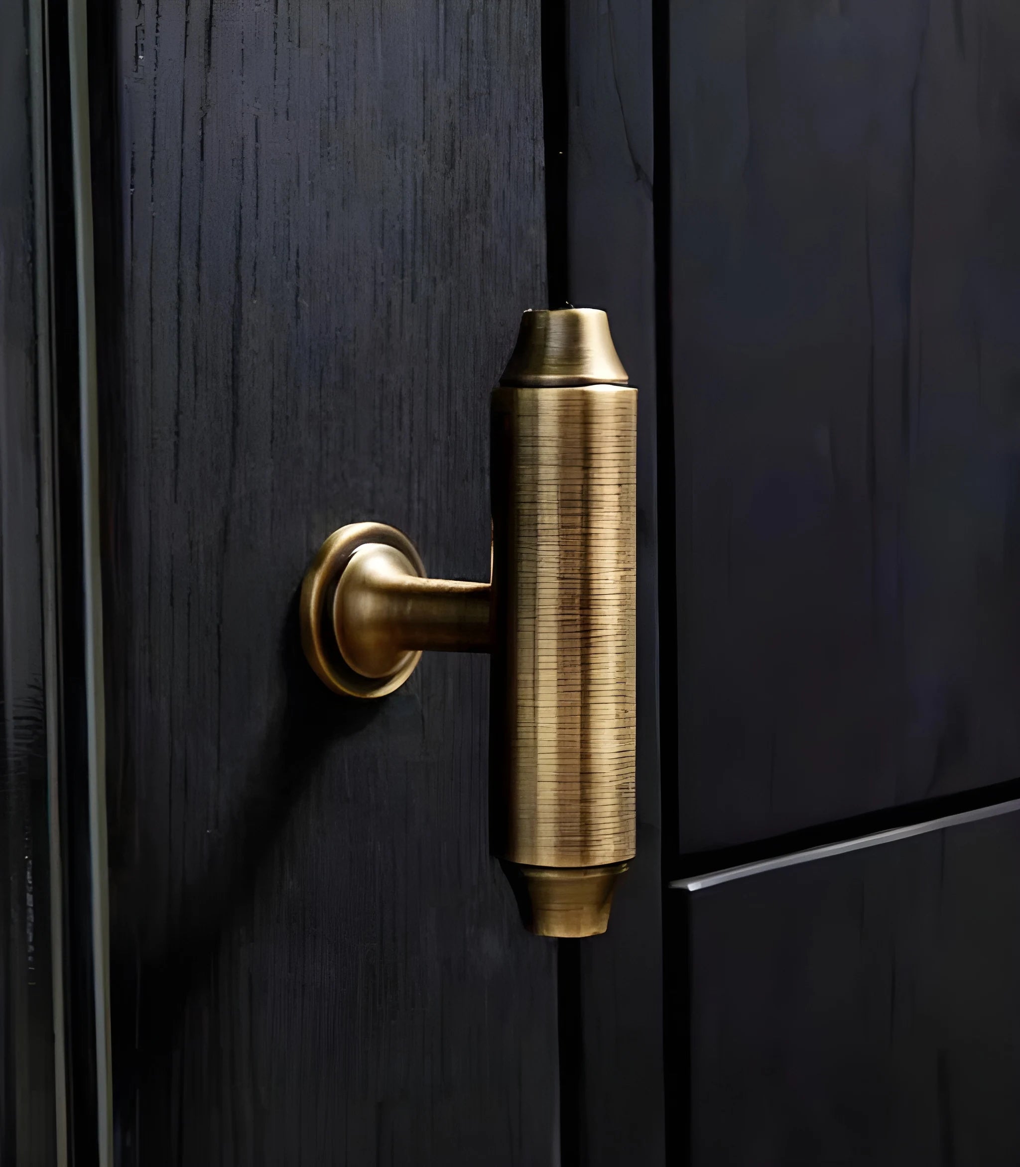 Braven Handle B-0128 brushed bronze brass furniture knob and handle, sizes 66mm 148mm 182mm, for kitchen drawers & wardrobe shutters by Mantara