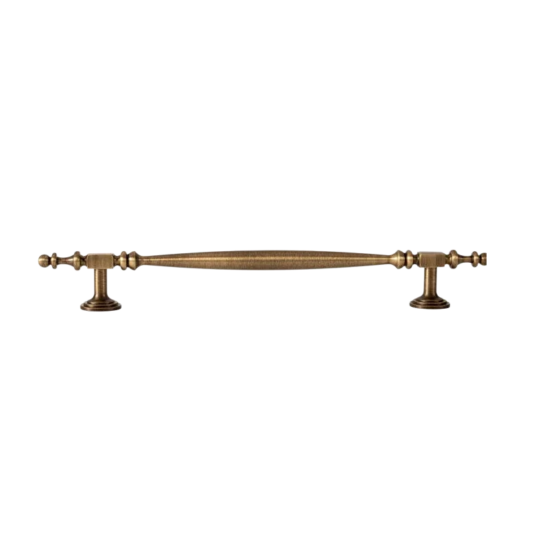 Cortex Handle B-0133 brass cabinet pull handle, bronze brushed finish, sizes 80mm 167mm 200mm 263mm 295mm, suitable for drawers & wardrobes by Mantara