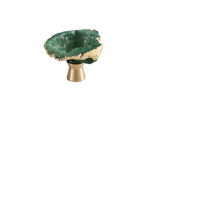 Ameli pull knob C-0030 crystal drawer knob, 35mm, available in white, purple, green and blue, suitable for cabinets & wardrobe doors by Mantara