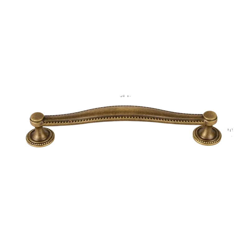 B-0139 solid brass cabinet knob & pull handle, bronze brushed finish, sizes 30mm 100mm 124mm 158mm 190mm, for kitchen drawers & wardrobes by Mantara