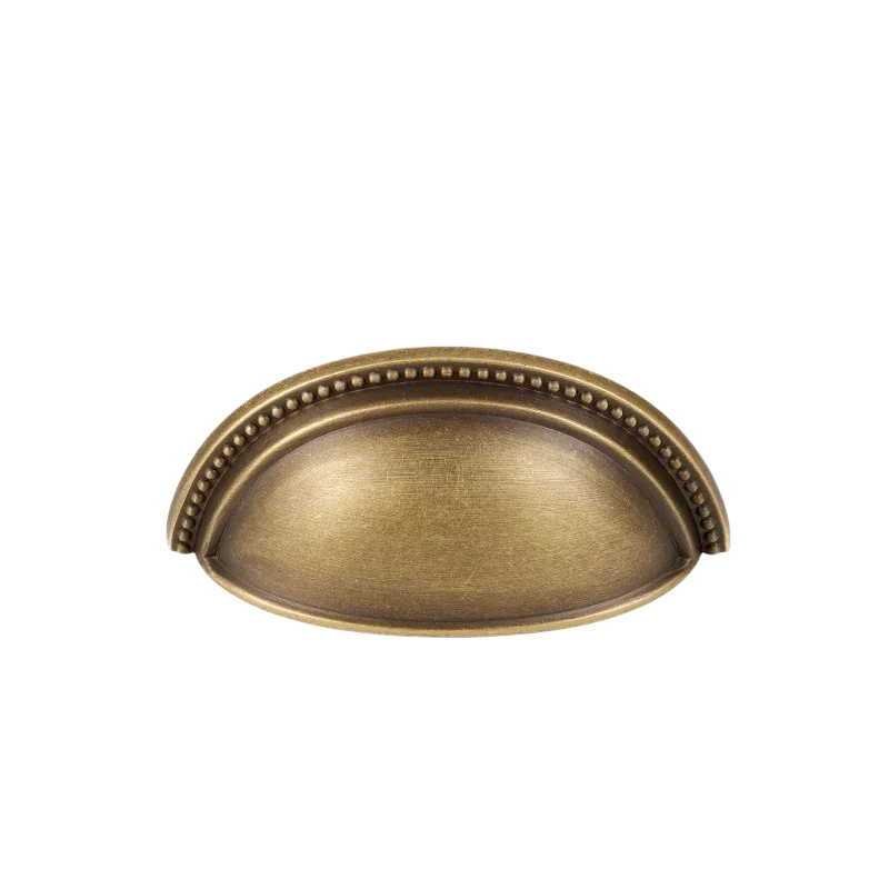B-0139 solid brass cabinet knob & pull handle, bronze brushed finish, sizes 30mm 100mm 124mm 158mm 190mm, for kitchen drawers & wardrobes by Mantara