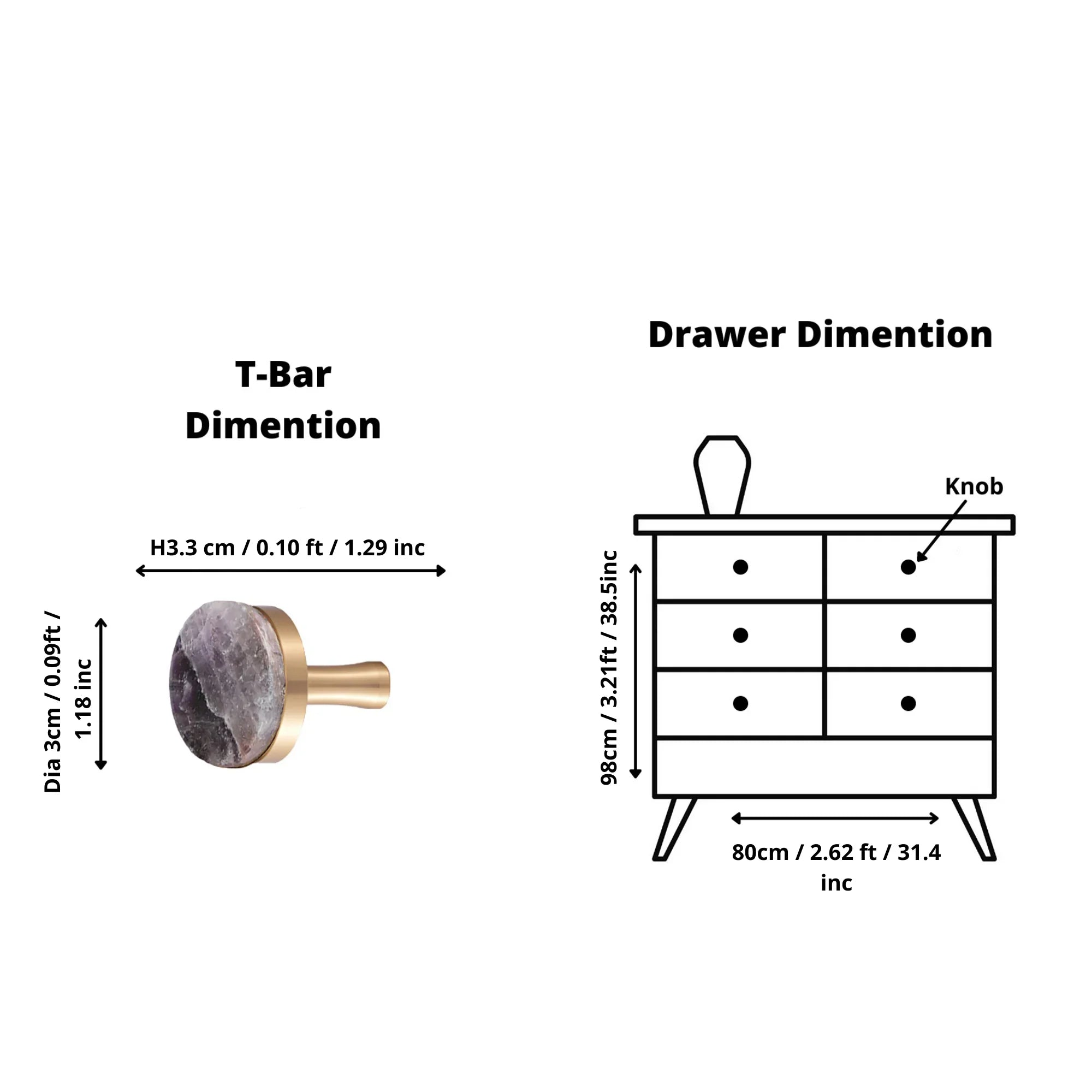 Ceramic round cabinet knob in purple finish by Mantara, model Cloud Knob, Drawer knob with C-0003.
