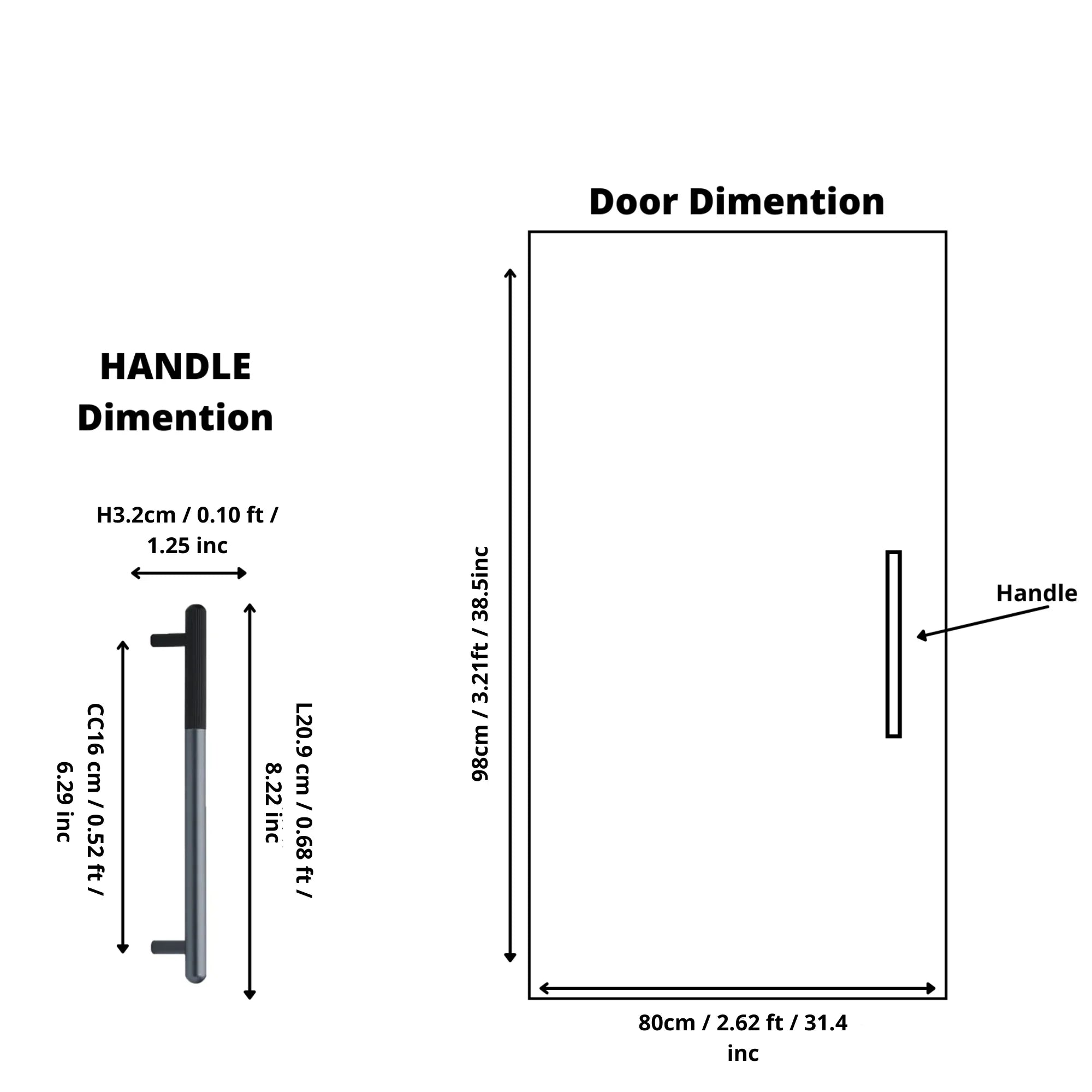 The Mantara AL-0003 Urbane Bar Handle is a modern aluminum alloy handle in black, perfect for doors and wardrobes.