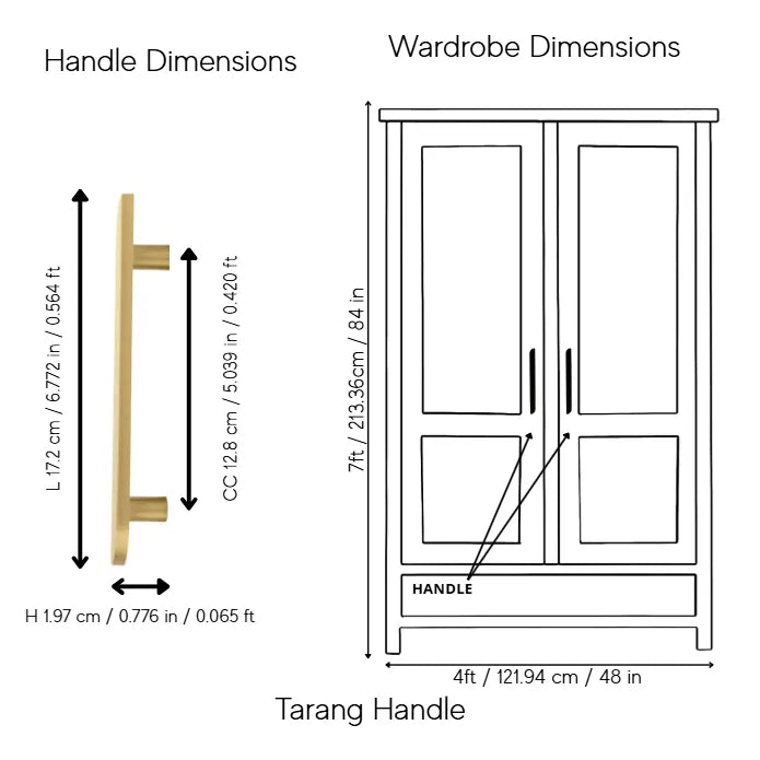 Tarang Handle and Knob