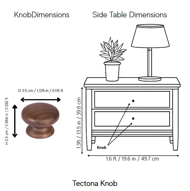 Tectona Knob