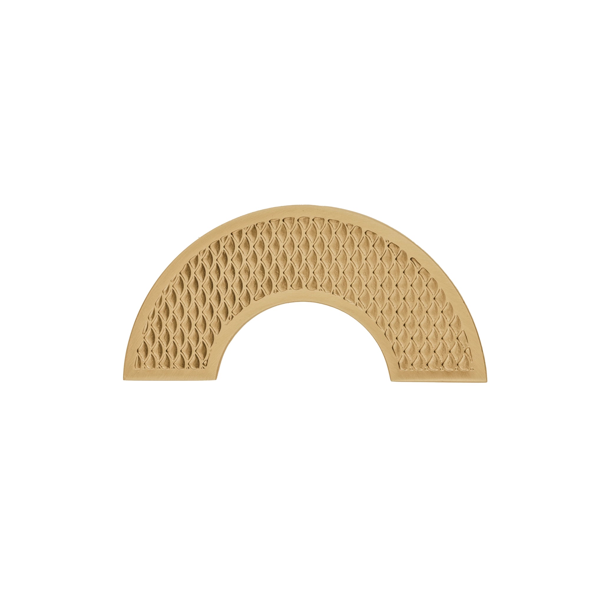 Mantara B-0027 round crystal and brass knob. Premium cabinet hardware for drawers, wardrobes, and kitchen spaces by MANTARA