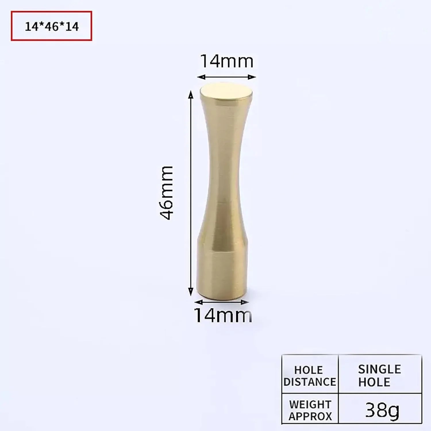 Wall hanger and bathroom hook made of solid brushed brass in polished gold finish by Mantara, model Allegra Hook, B-0096.
