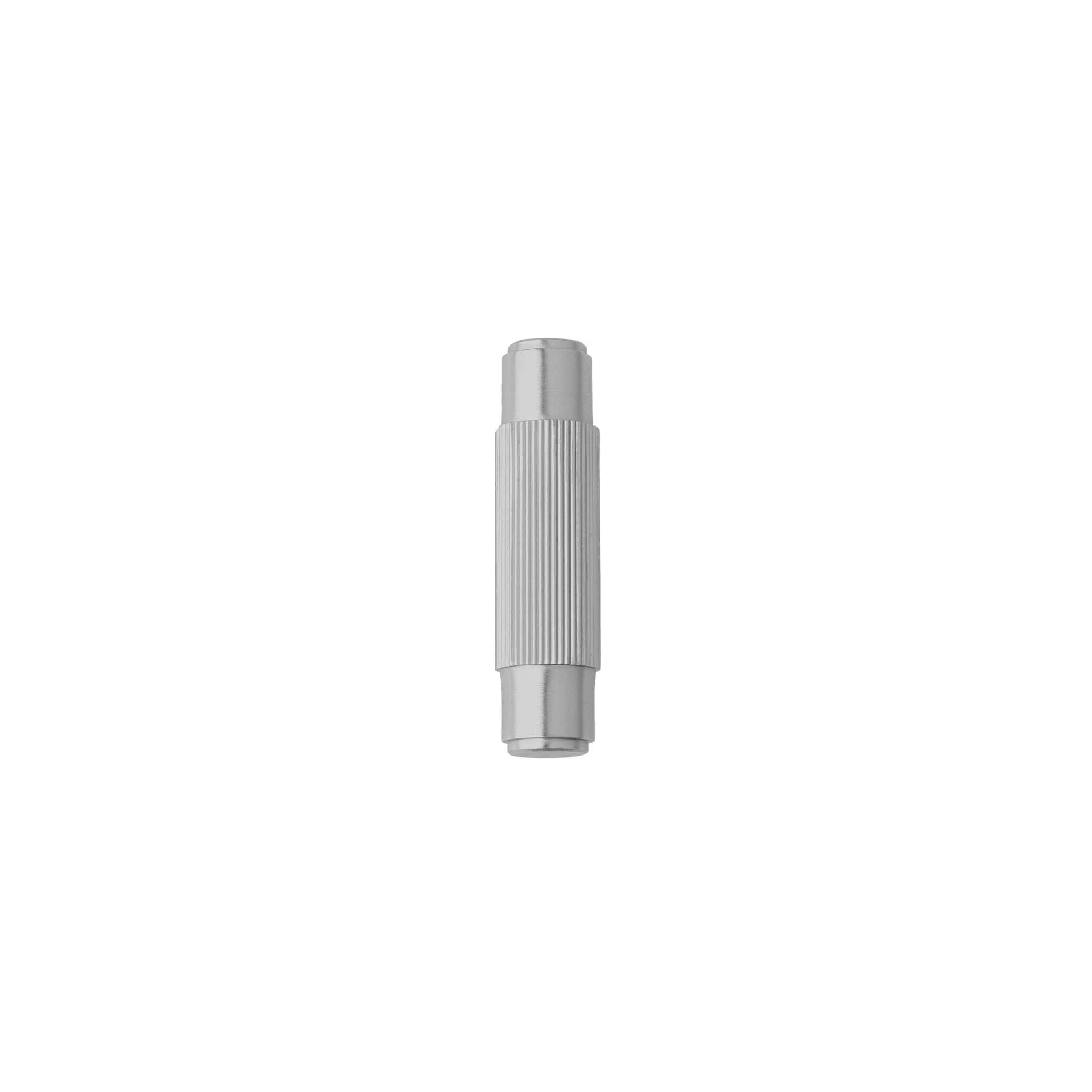 B‑0063 Apollo handle in brushed brass, available in Gold or Silver, length 164 mm with 128 mm center‑to‑center, height 35 mm, thickness 12 mm, stem 7.8 mm, ideal for kitchen cabinets, wardrobes, drawers and bedroom furniture.