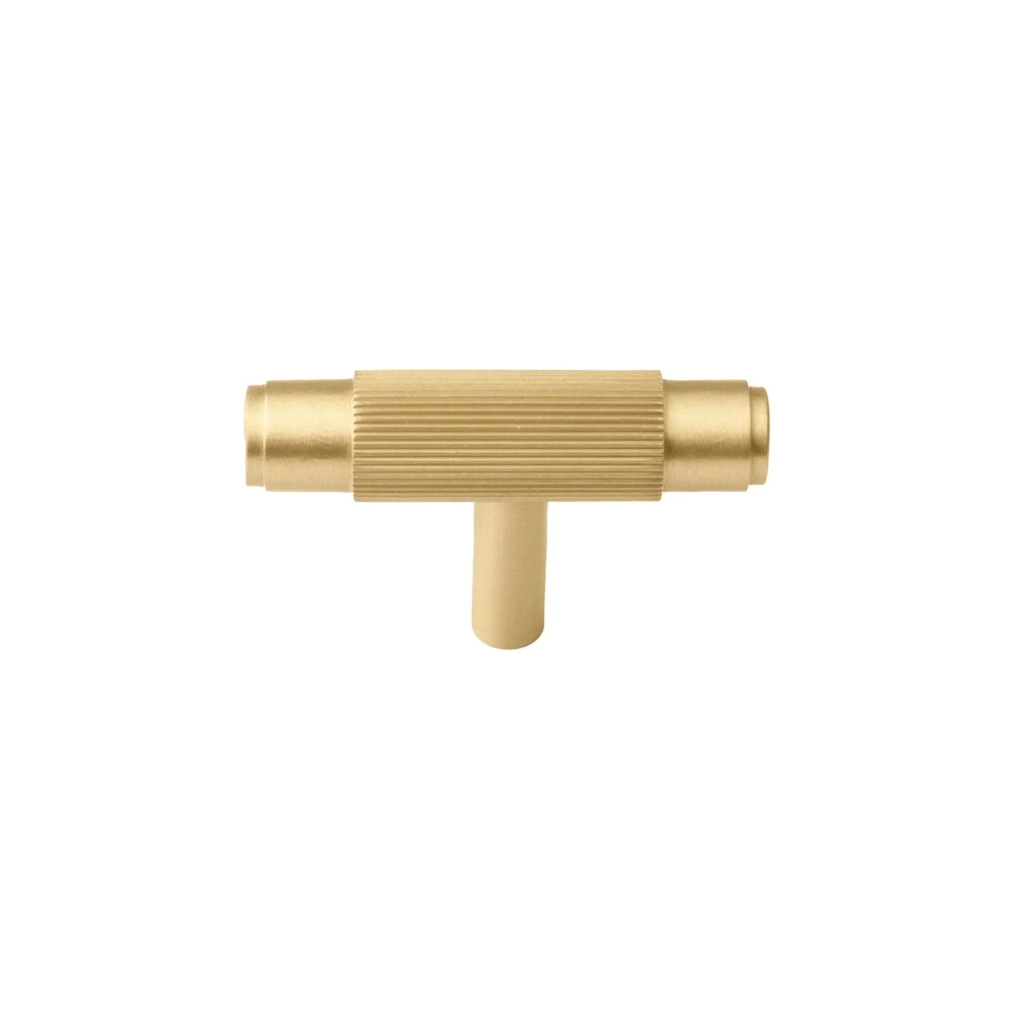 Solid brass and silver cabinet handle in brushed finish by Mantara, model B-0063.cabinet handle, brass handle, wardrobe pull
