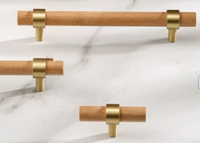 Mantara Aranya Handle W-0053 is a modern beech wood handle, ideal for kitchen drawers, dresser drawers.