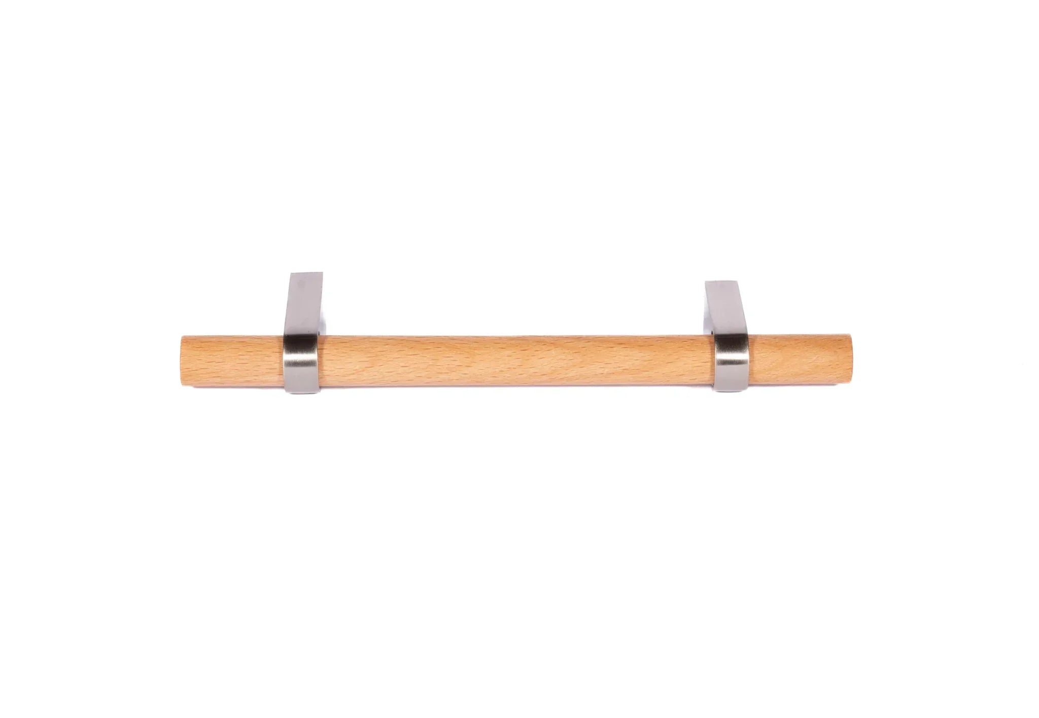 Wood T-bar handle in natural oak finish by Mantara, model W-0034, wood handles, cabinet handle, drawer pull