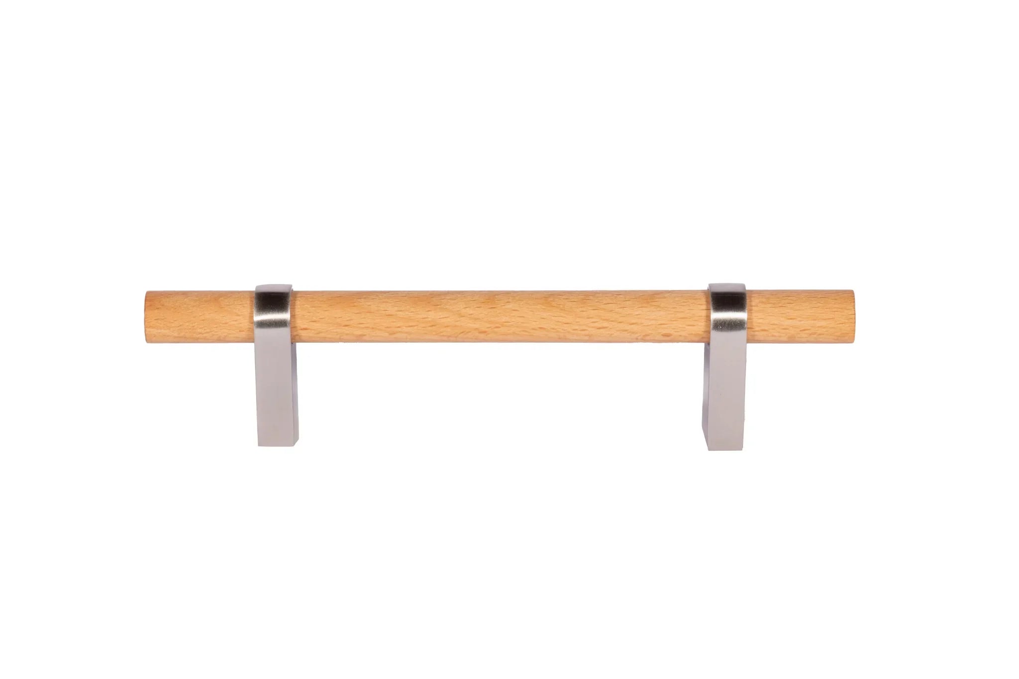 Wood T-bar handle in natural oak finish by Mantara, model W-0034, wood handles, cabinet handle, drawer pull