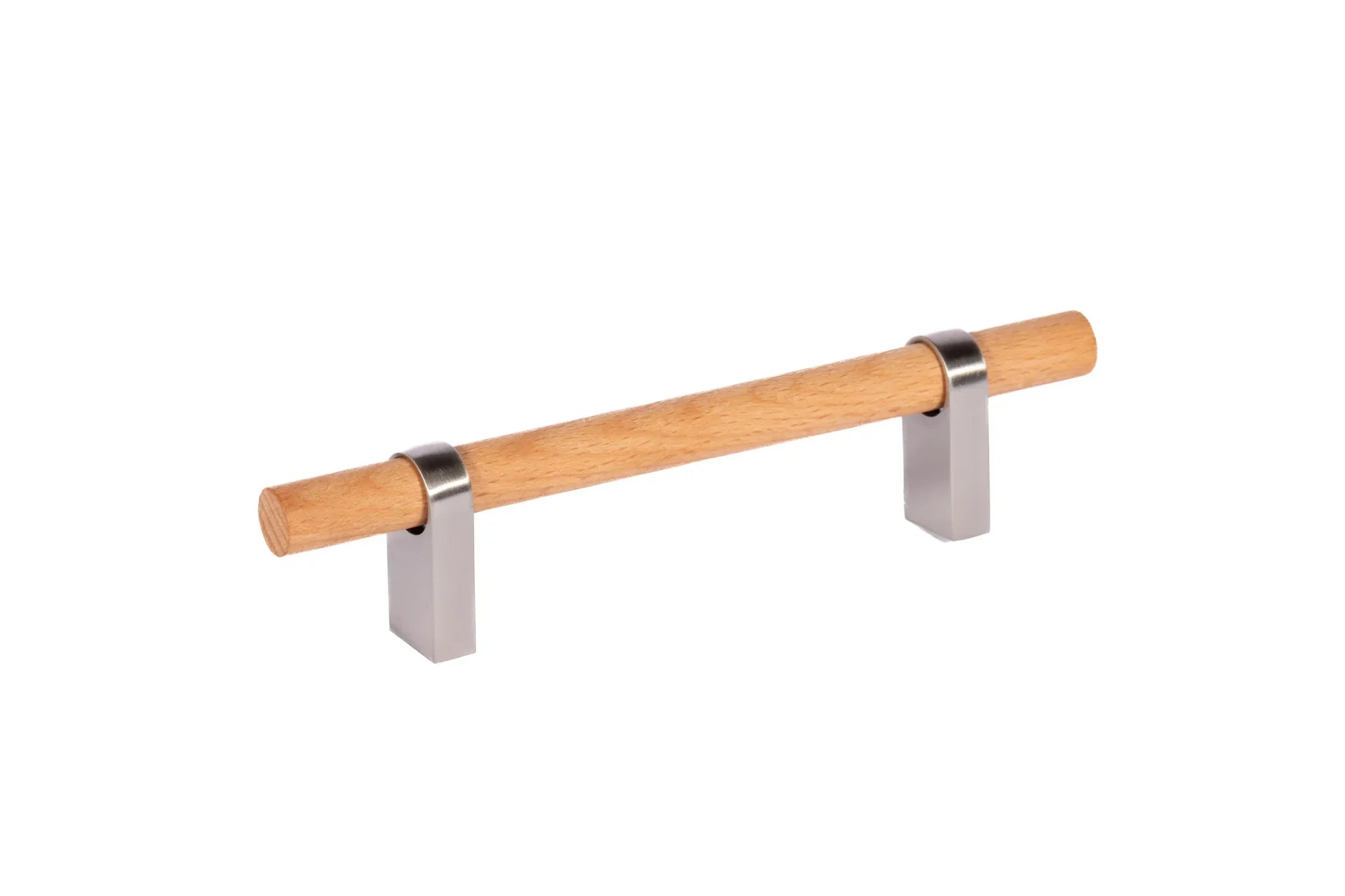 Wood T-bar handle in natural oak finish by Mantara, model W-0034, wood handles, cabinet handle, drawer pull
