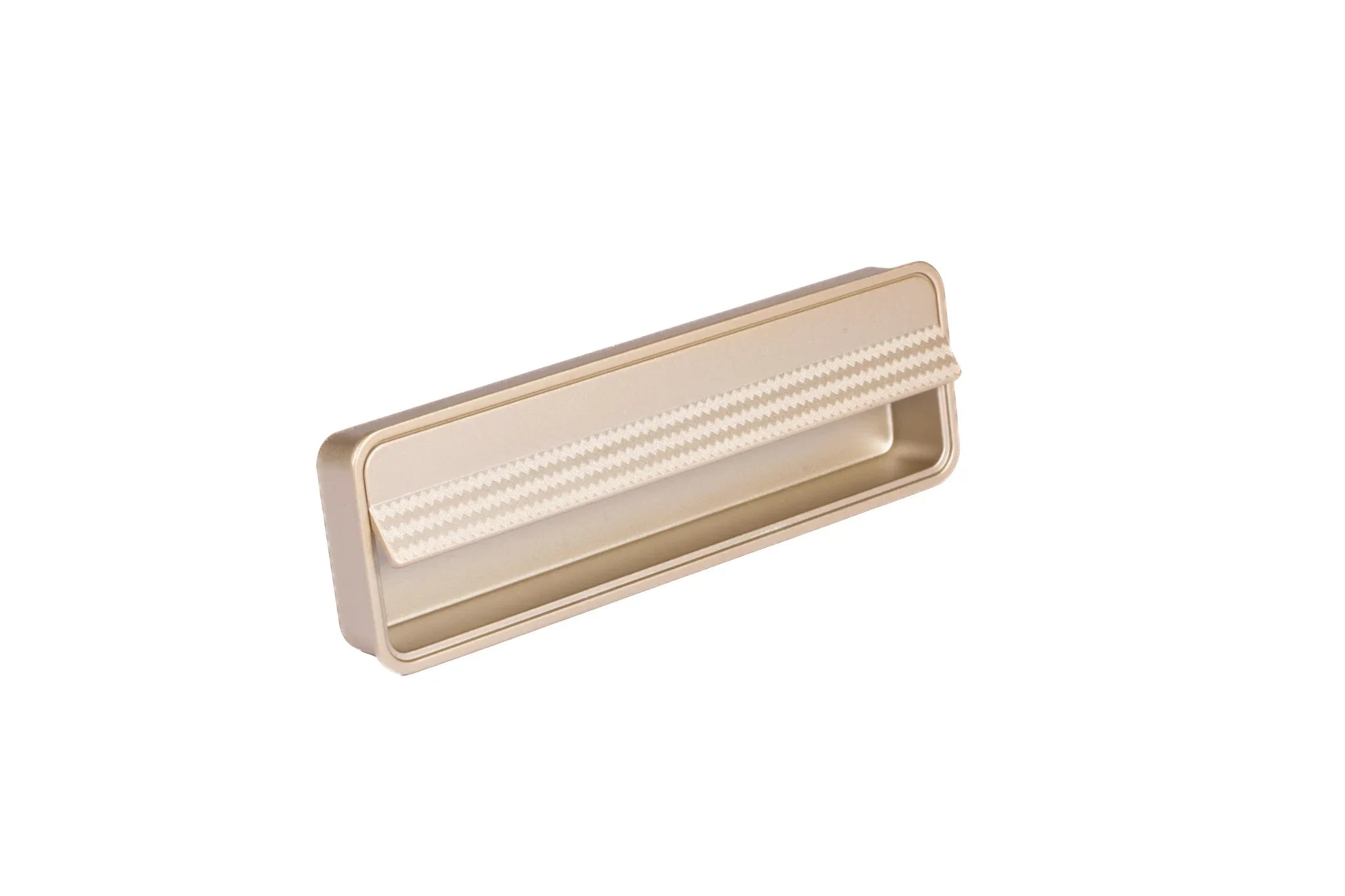 Modern zinc alloy black, grey, gold handle in brushed gold by Mantara, model Z-0015, cabinet handle, drawer pull, zinc alloy handle.