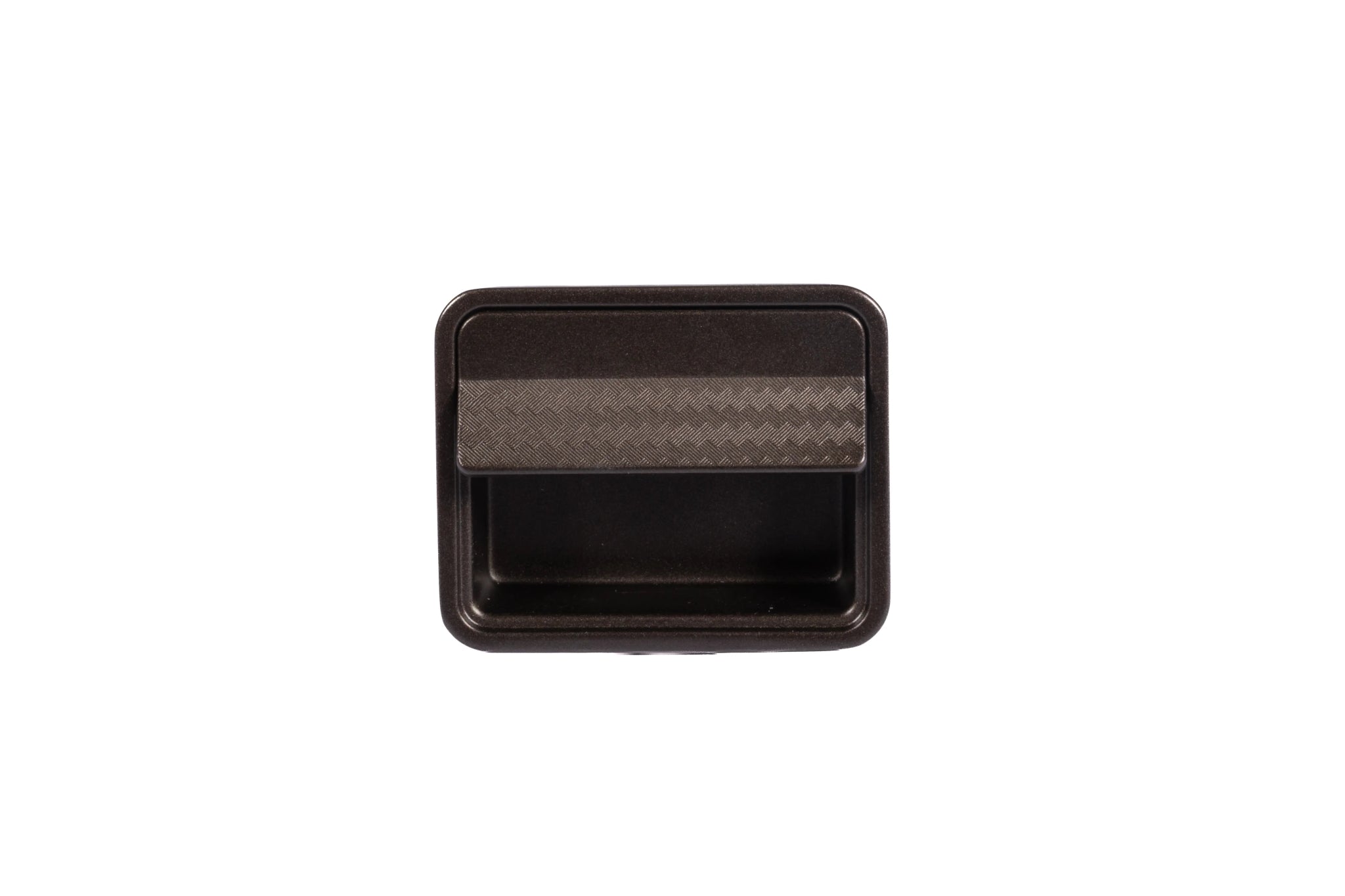 Mantara Arcane Handle Z-0015 is a modern zinc alloy handle in brushed grey finish, ideal for kitchen drawers, dresser drawers.