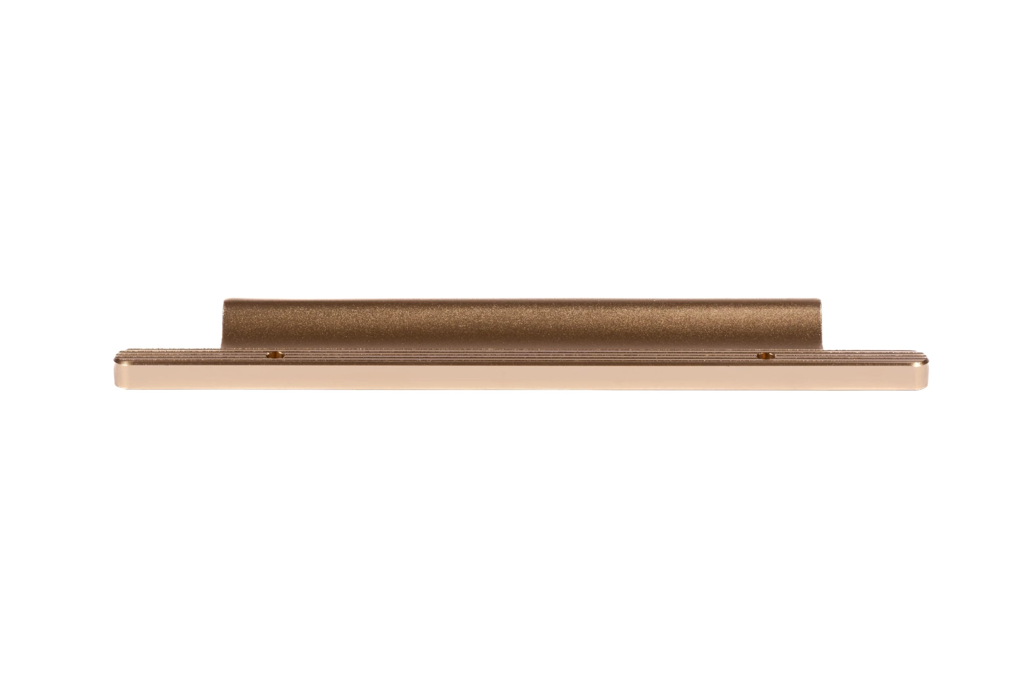 Mantara Ardent Handle Z-0023 is a modern zinc alloy handle in brushed gold finish, ideal for kitchen drawers, dresser drawers.