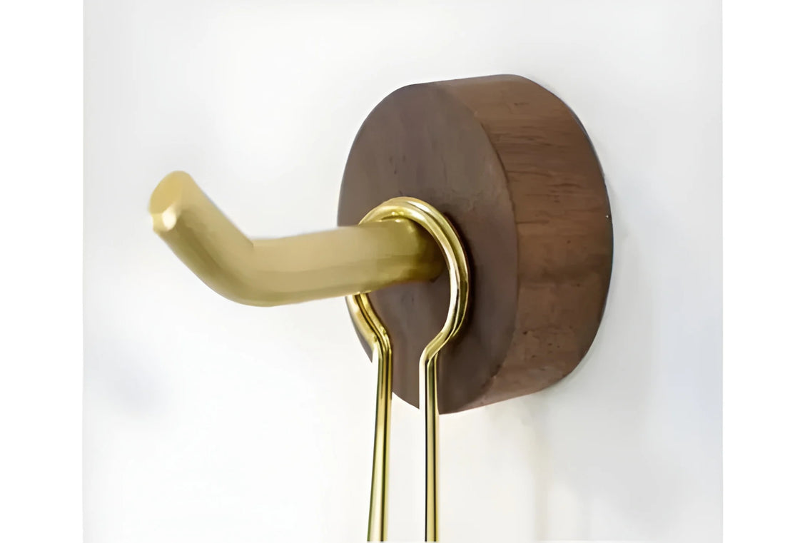 wooden wall hook, natural finish, Mantara Wooden Hook, W-0026 for wall hook, bathroom hook, hanger, kitchen hook by Mantara.