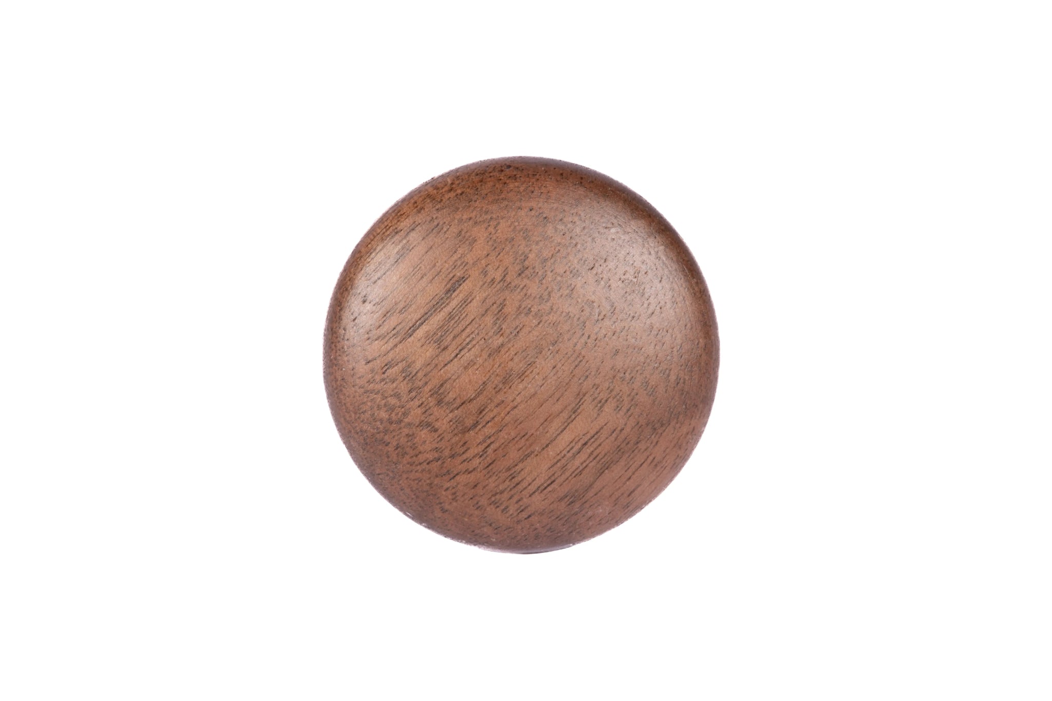 Mantara Aspen Knob W-0038 is a modern walnut wooden knob in brushed finish, ideal for kitchen and dresser drawers.