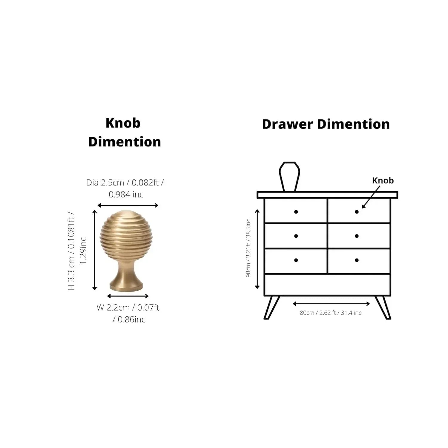 Made from high-grade brass with a brushed finish Brass knob, black knob, luxury hardware knob. Mantara, Astral Knob, B-0002