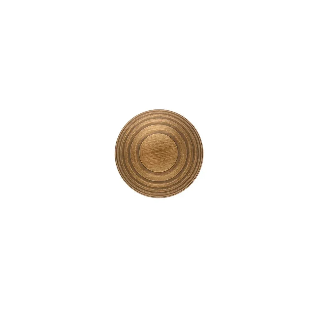 Made from high-grade brass with a brushed finish Brass knob, black knob, luxury hardware knob. Mantara, Astral Knob, B-0002