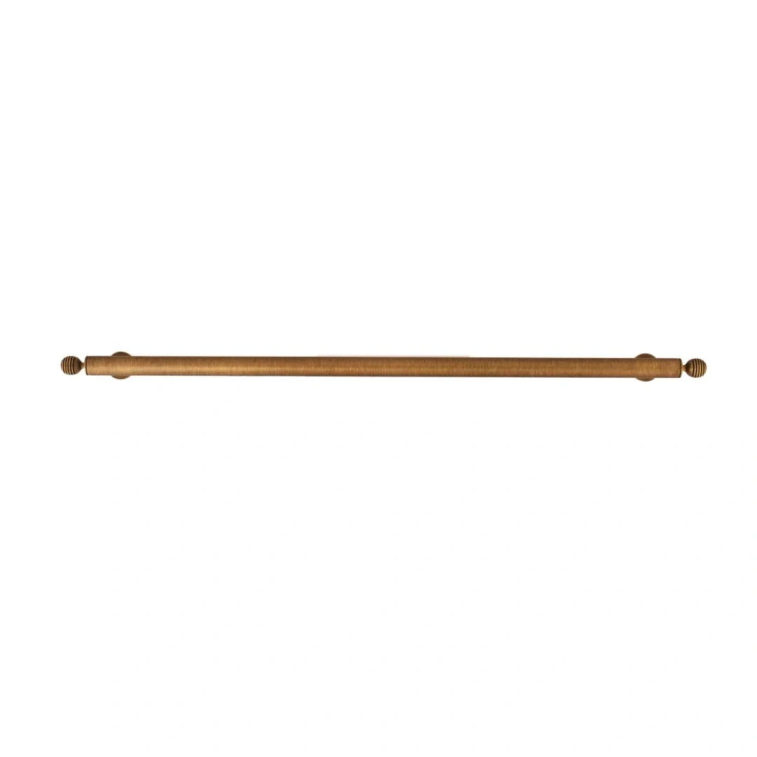 Aureate Handle B-0122 modern brass knob with handle, brushed bronze finish, sizes 55mm–380mm, for kitchen drawers & wardrobe shutters by Mantara