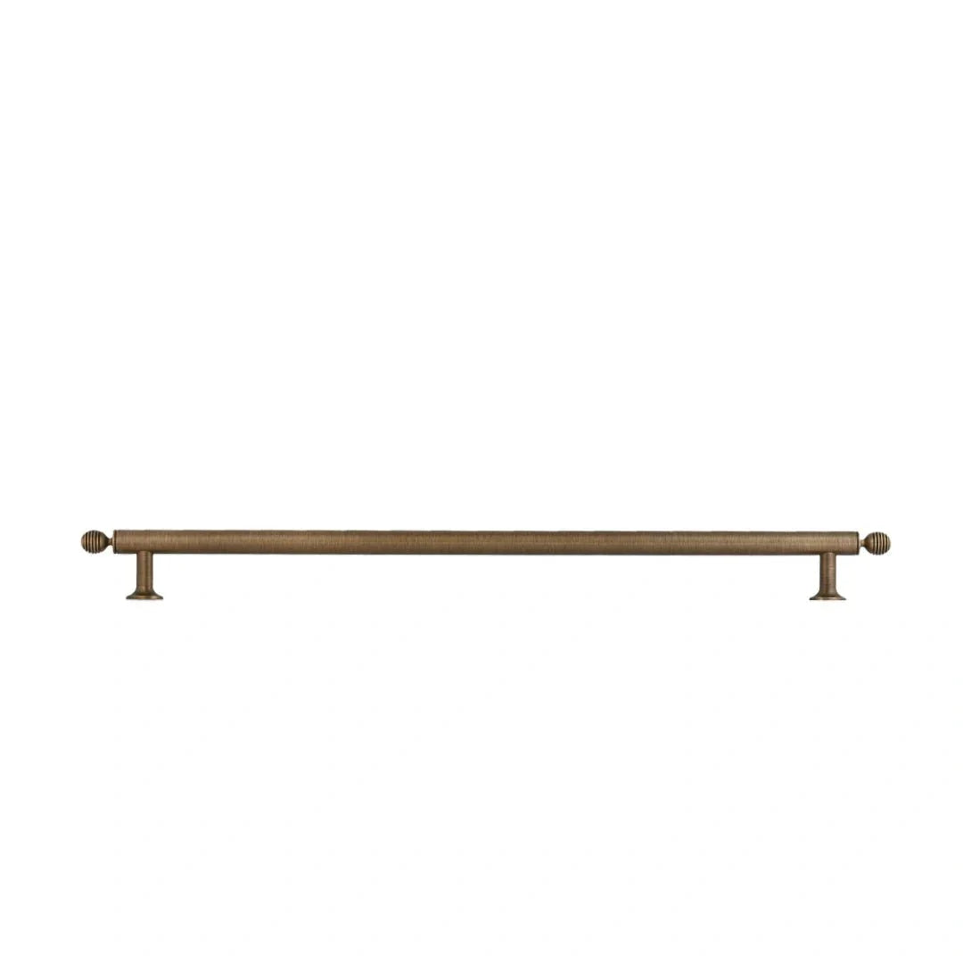 Aureate Handle B-0122 modern brass knob with handle, brushed bronze finish, sizes 55mm–380mm, for kitchen drawers & wardrobe shutters by Mantara