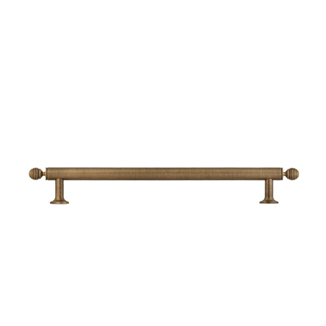 Aureate Handle B-0122 modern brass knob with handle, brushed bronze finish, sizes 55mm–380mm, for kitchen drawers & wardrobe shutters by Mantara