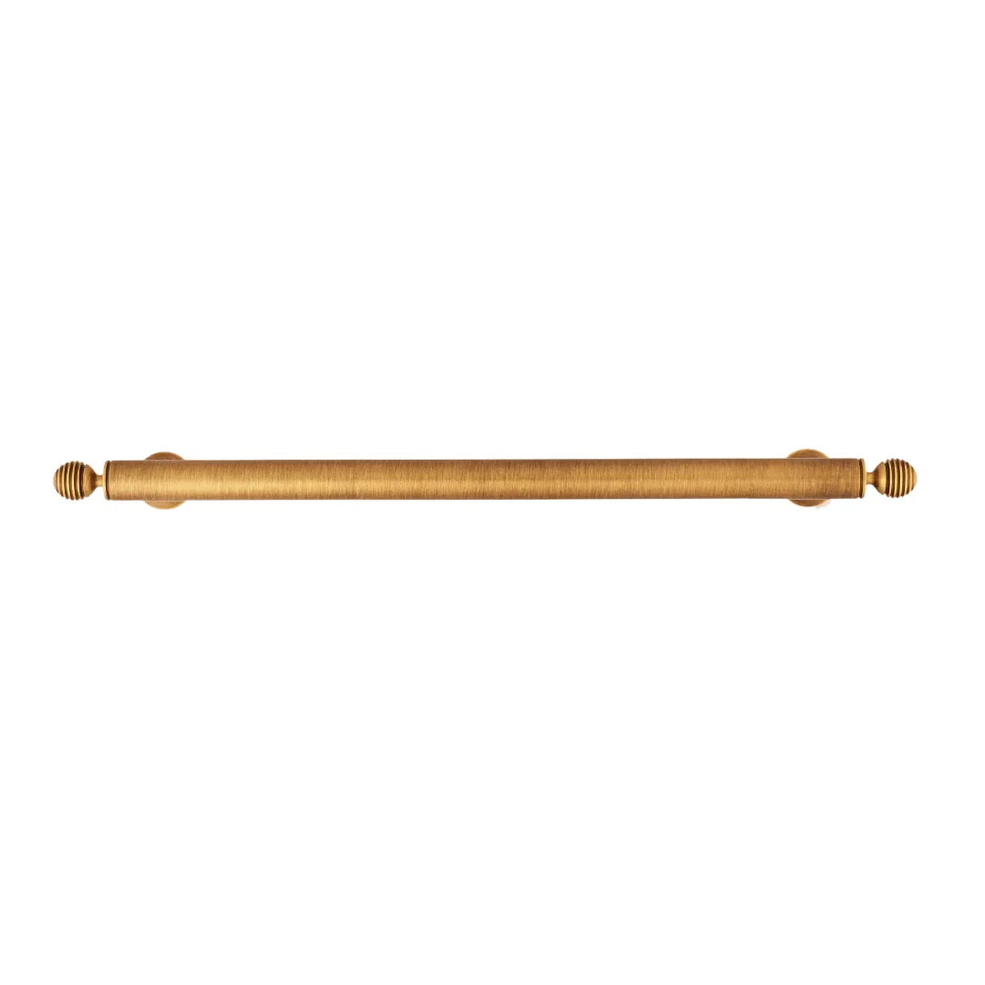 Aureate Handle B-0122 modern brass knob with handle, brushed bronze finish, sizes 55mm–380mm, for kitchen drawers & wardrobe shutters by Mantara