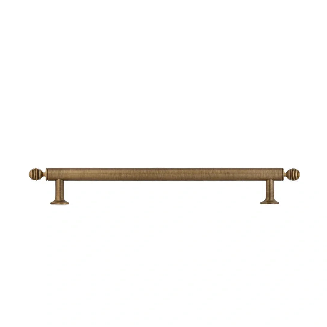 Aureate Handle B-0122 modern brass knob with handle, brushed bronze finish, sizes 55mm–380mm, for kitchen drawers & wardrobe shutters by Mantara