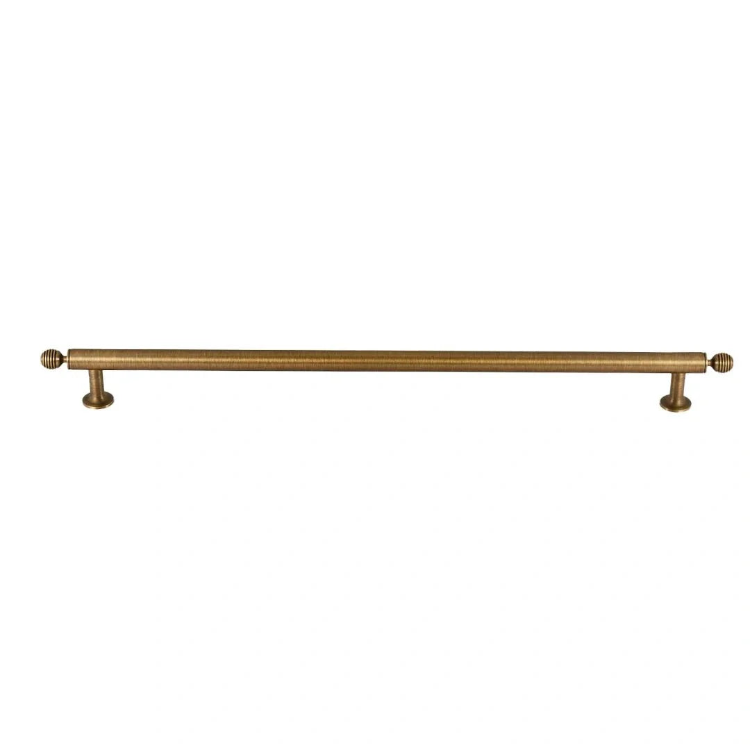 Aureate Handle B-0122 modern brass knob with handle, brushed bronze finish, sizes 55mm–380mm, for kitchen drawers & wardrobe shutters by Mantara