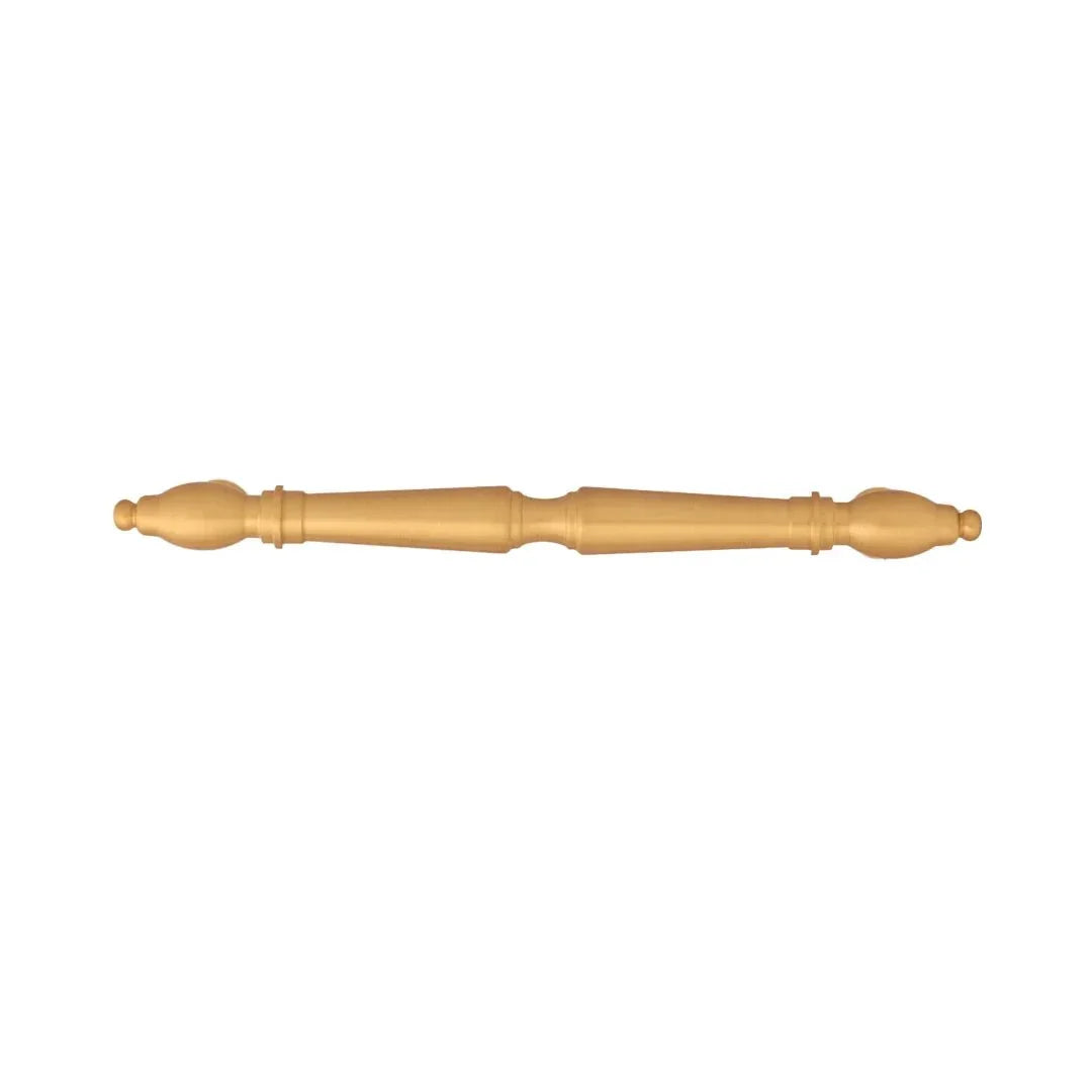 Door handle solid brass antique bronze finish by Mantara, model temple handle B-0123, bronze handle for pooja doors.
