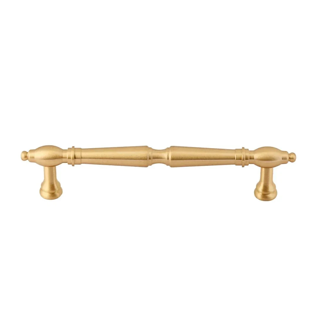 Door handle solid brass antique bronze finish by Mantara, model temple handle B-0123, bronze handle for pooja doors.
